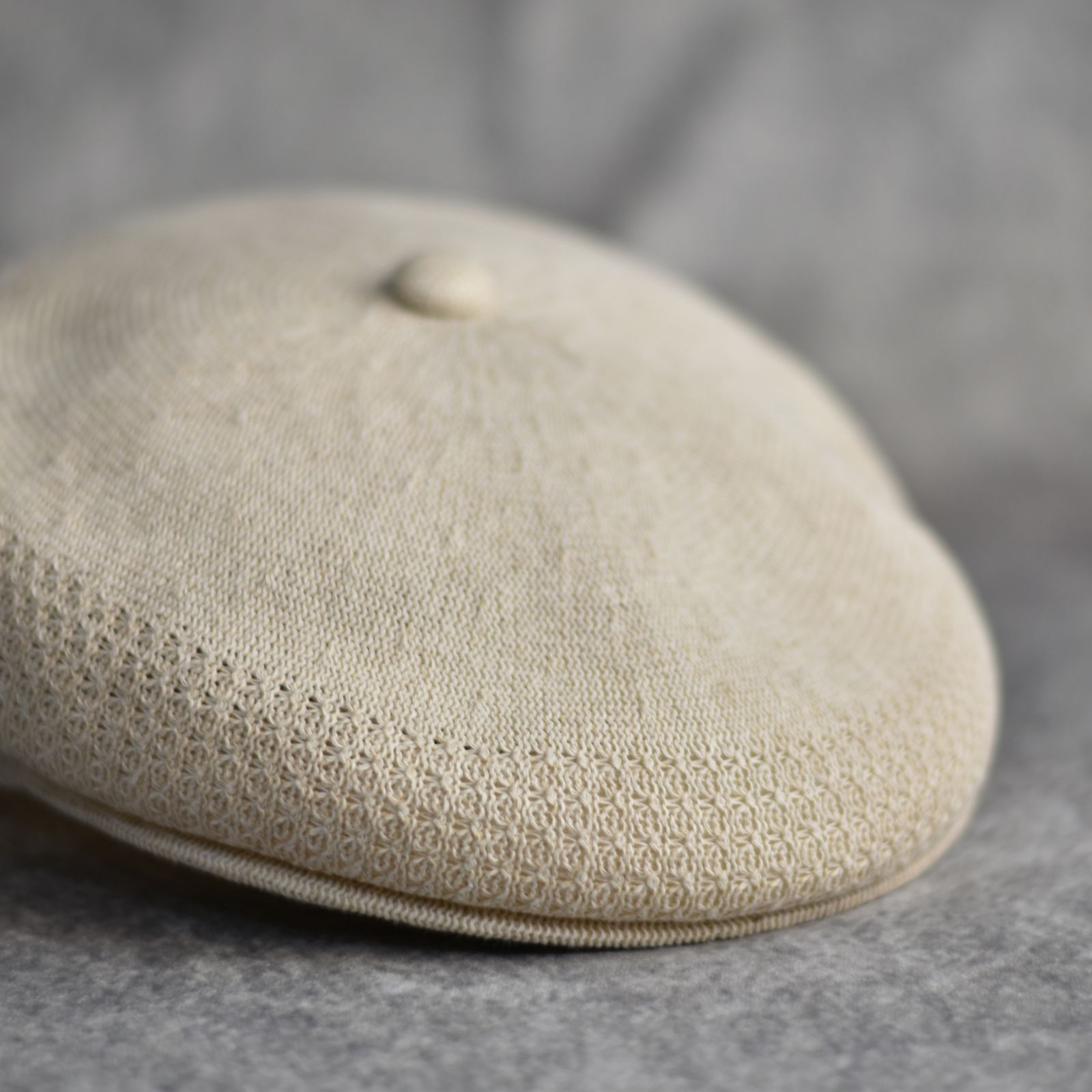 Linen Hunthing Cap "GENTLEMAN" (IVORY) / リネン ハンチング帽