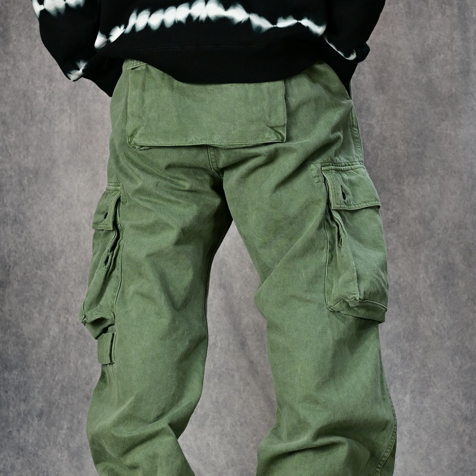 MINEDENIM - Denim Wide Cargo PS （KHA） / デニム ワイド