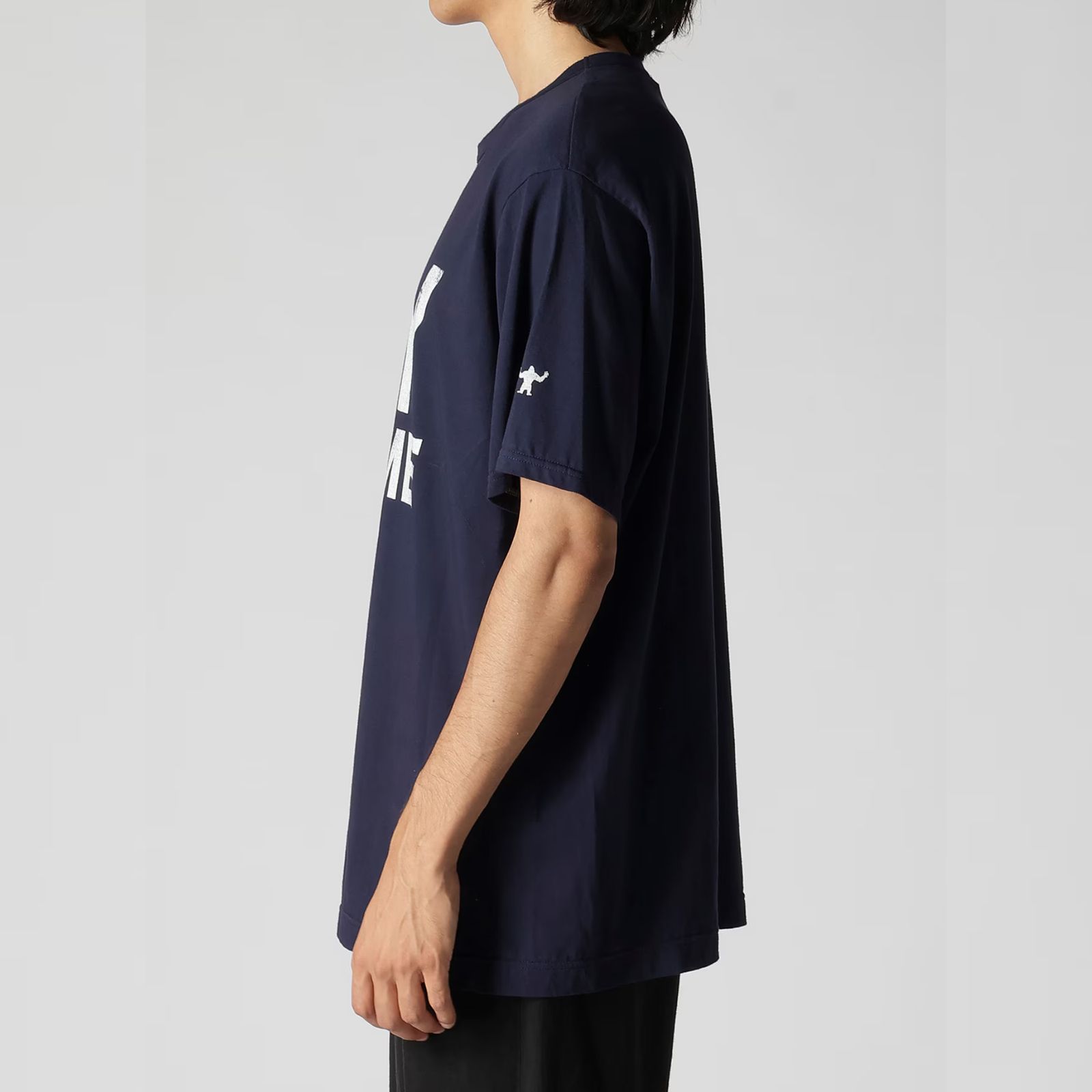 PRODUCT DYEING YYH PT SHORT SLEEVE T （NAVY） ロゴプリント Tシャツ （ネイビー）