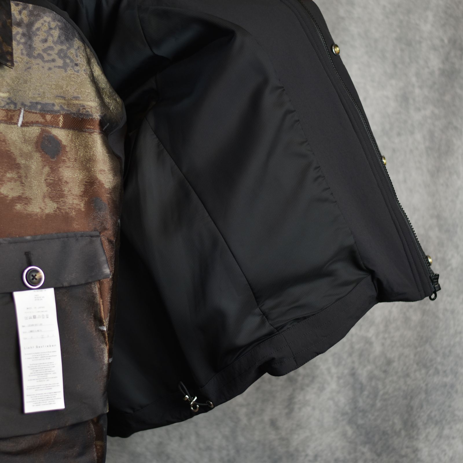 Licht Bestreben - パッティングショートブルゾン / LB24AW-BL03