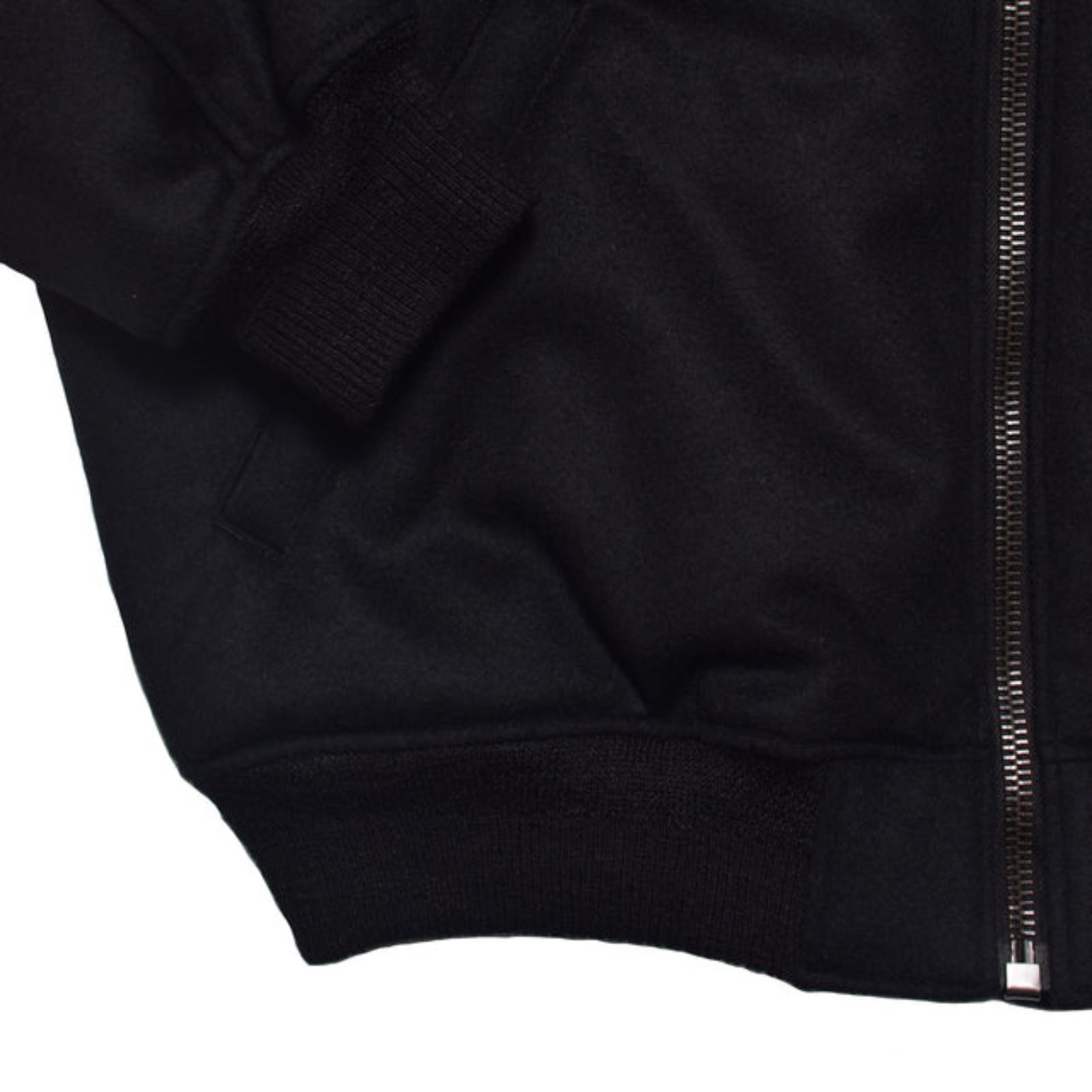 Wool Meiton Bomber JKT （BLK）｜ウールメルトン ボンバージャケット フライトジャケット｜2511-9001