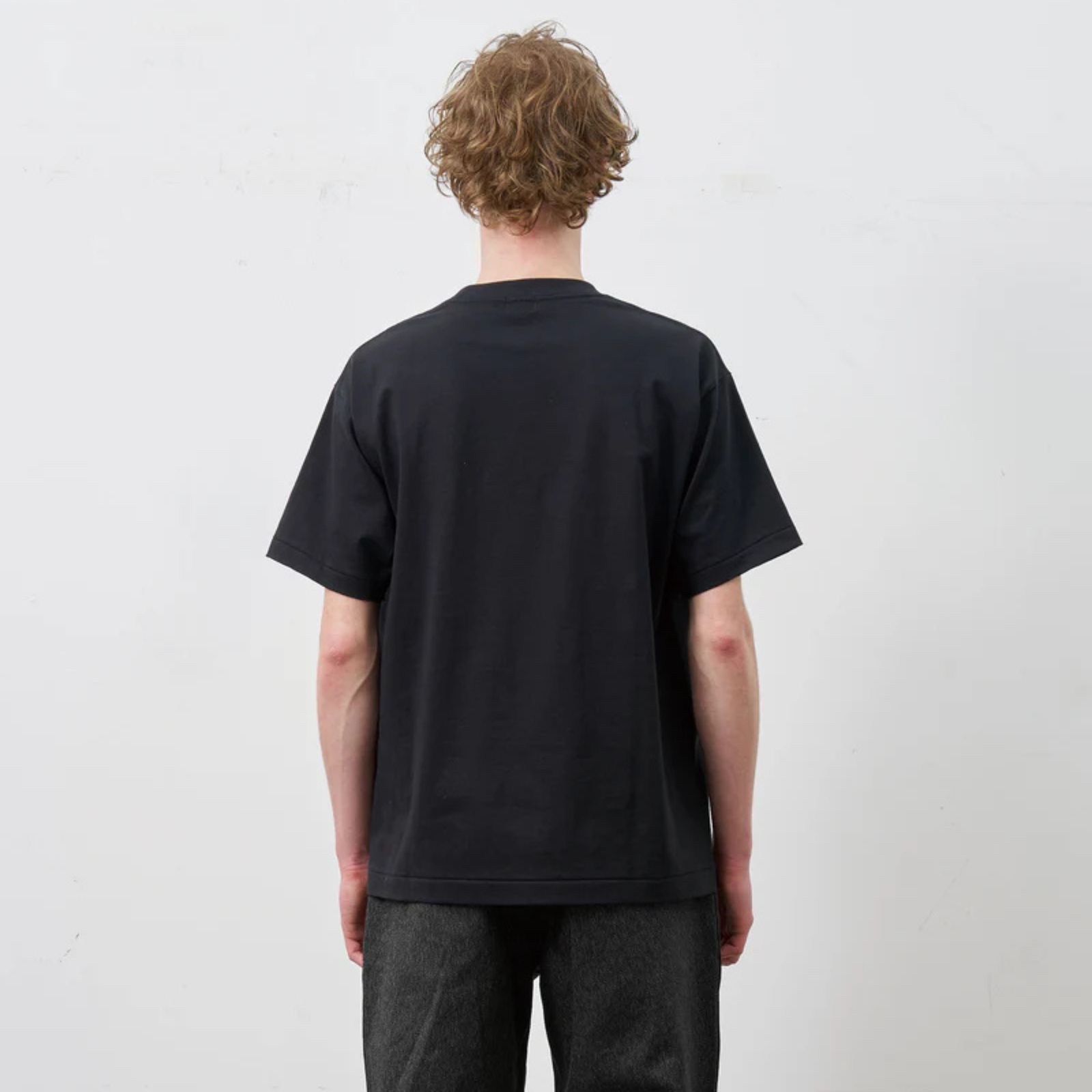 Y1935 POCKET TEE （BLACK）｜ ポケット Tシャツ （ブラック） 602-261-14
