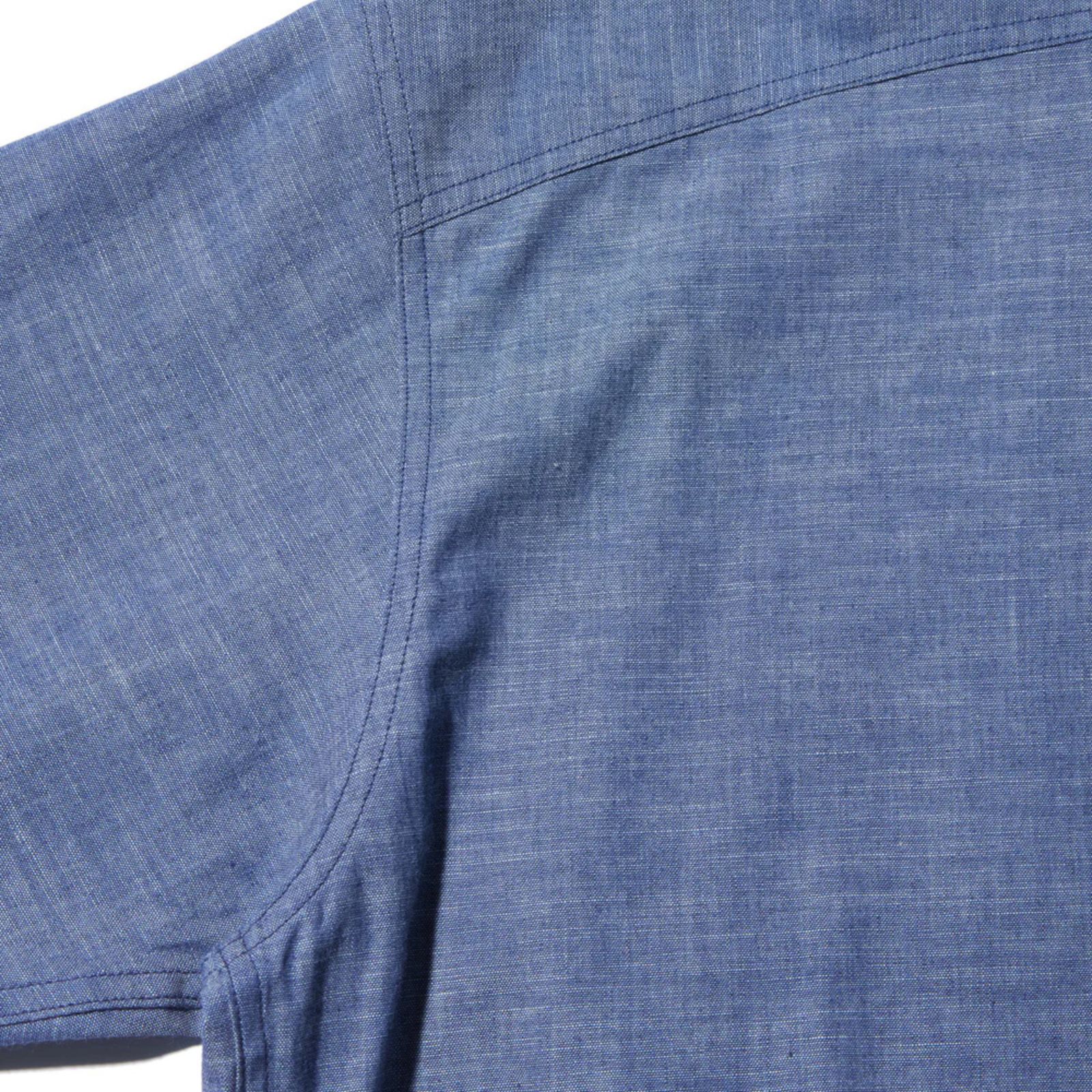 Y1942 S-SLEEVE CHAMBRAY SHIRT （INDIGO）｜シャンブレー 半袖シャツ （インディゴ）