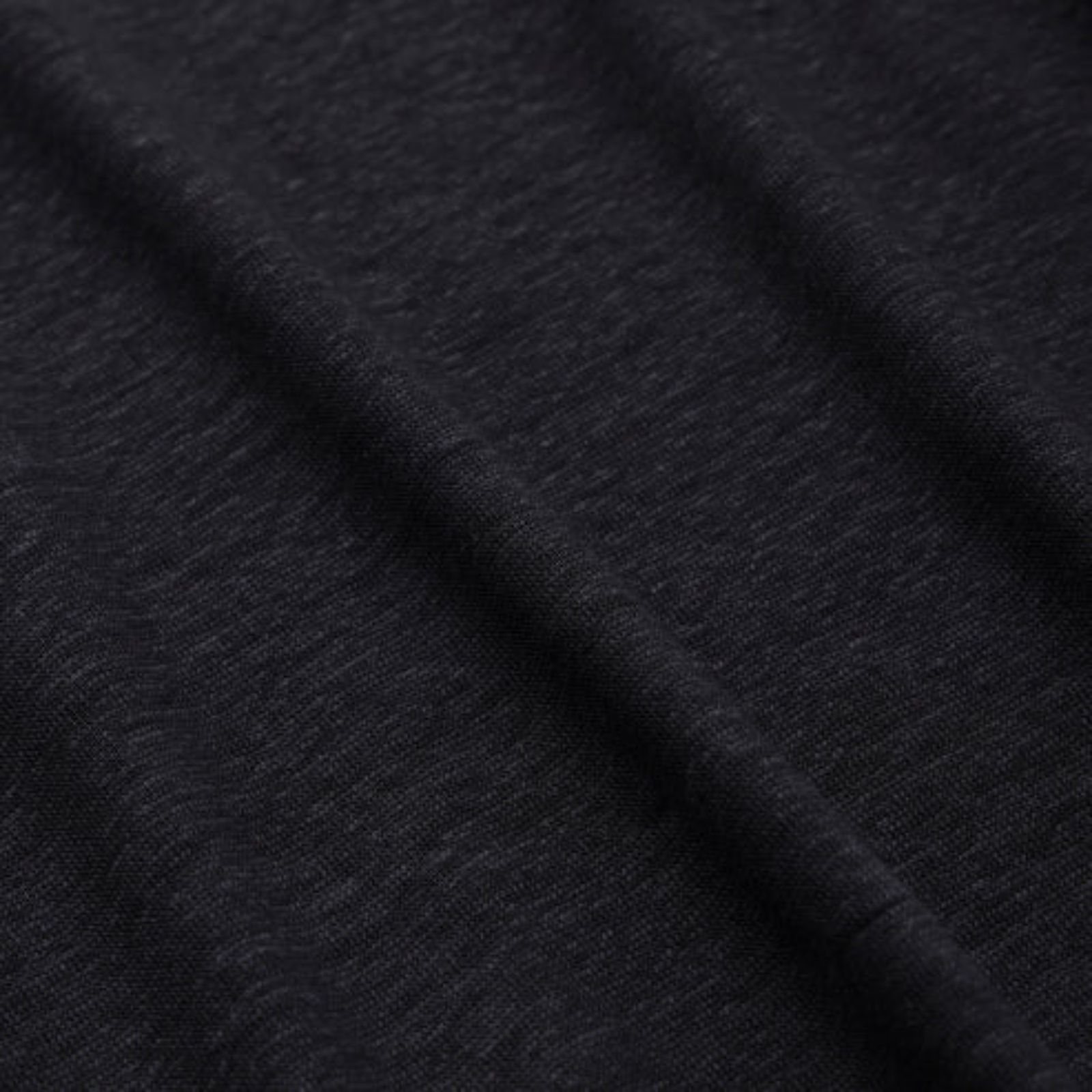 HF linen shirt SS （BLACK）｜リネン Tシャツ （ブラック）｜HF-01