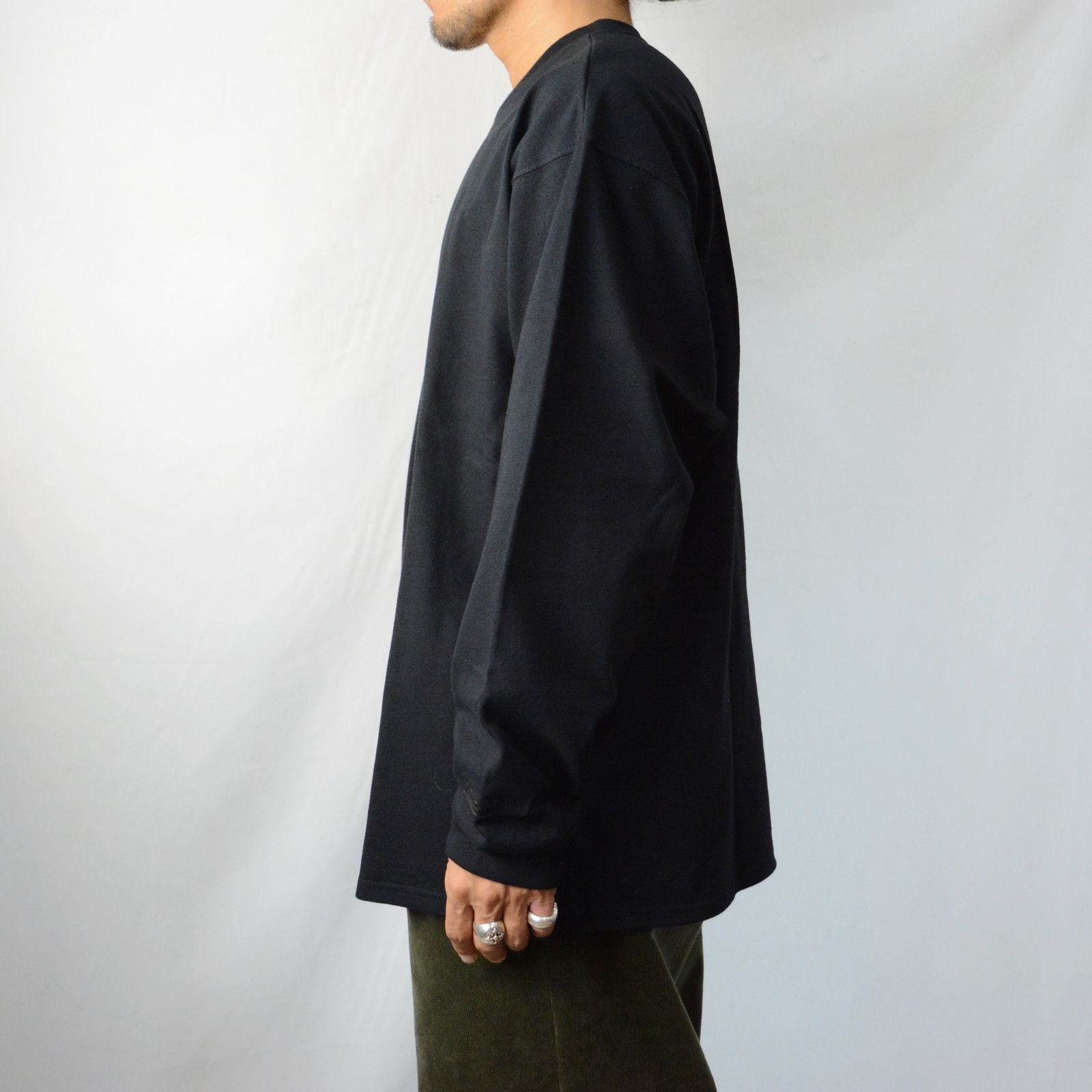 ロングスリーブ カットソー （BLACK）