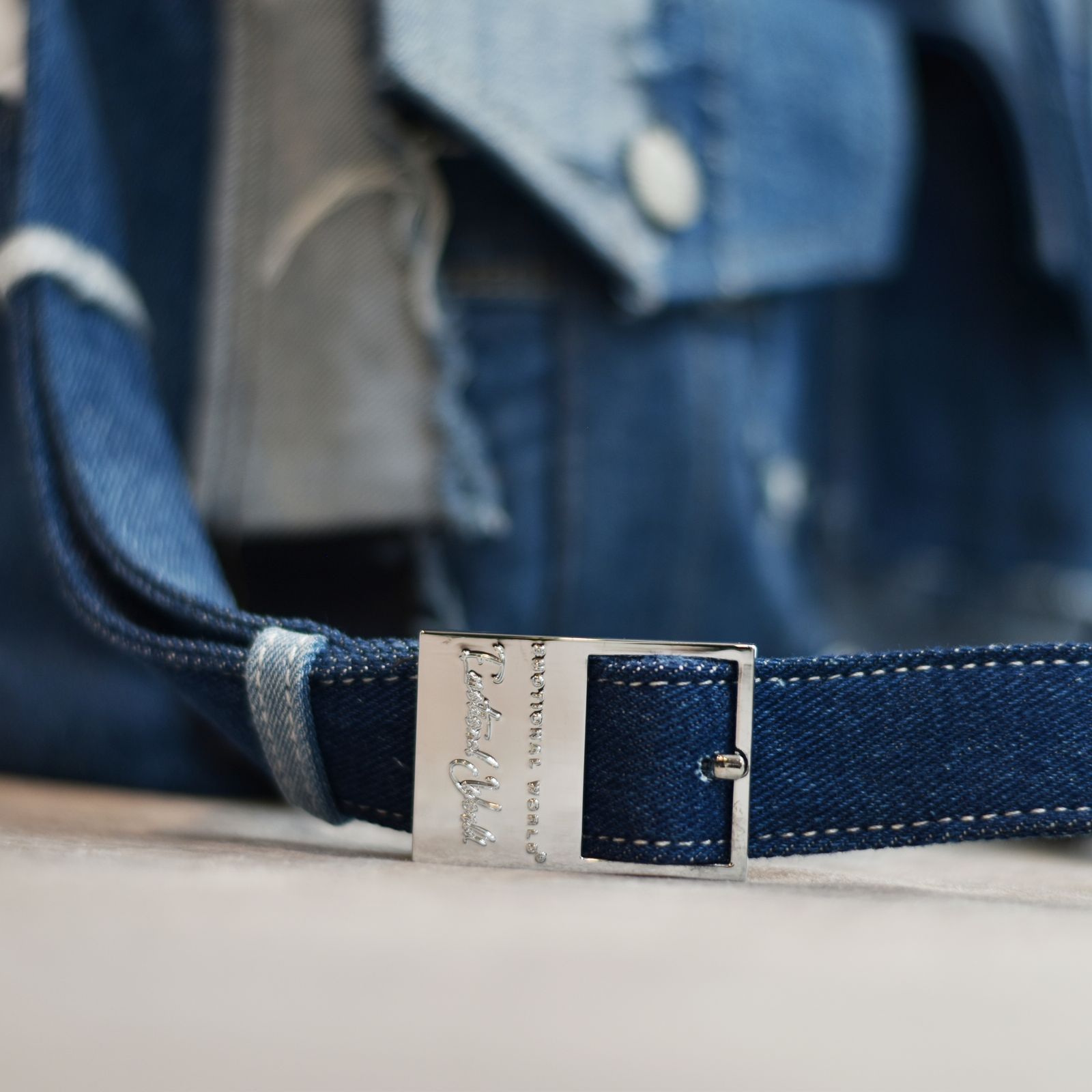 TOOL BAG  (MULTI DENIM) | バケットバッグ 巾着バッグ