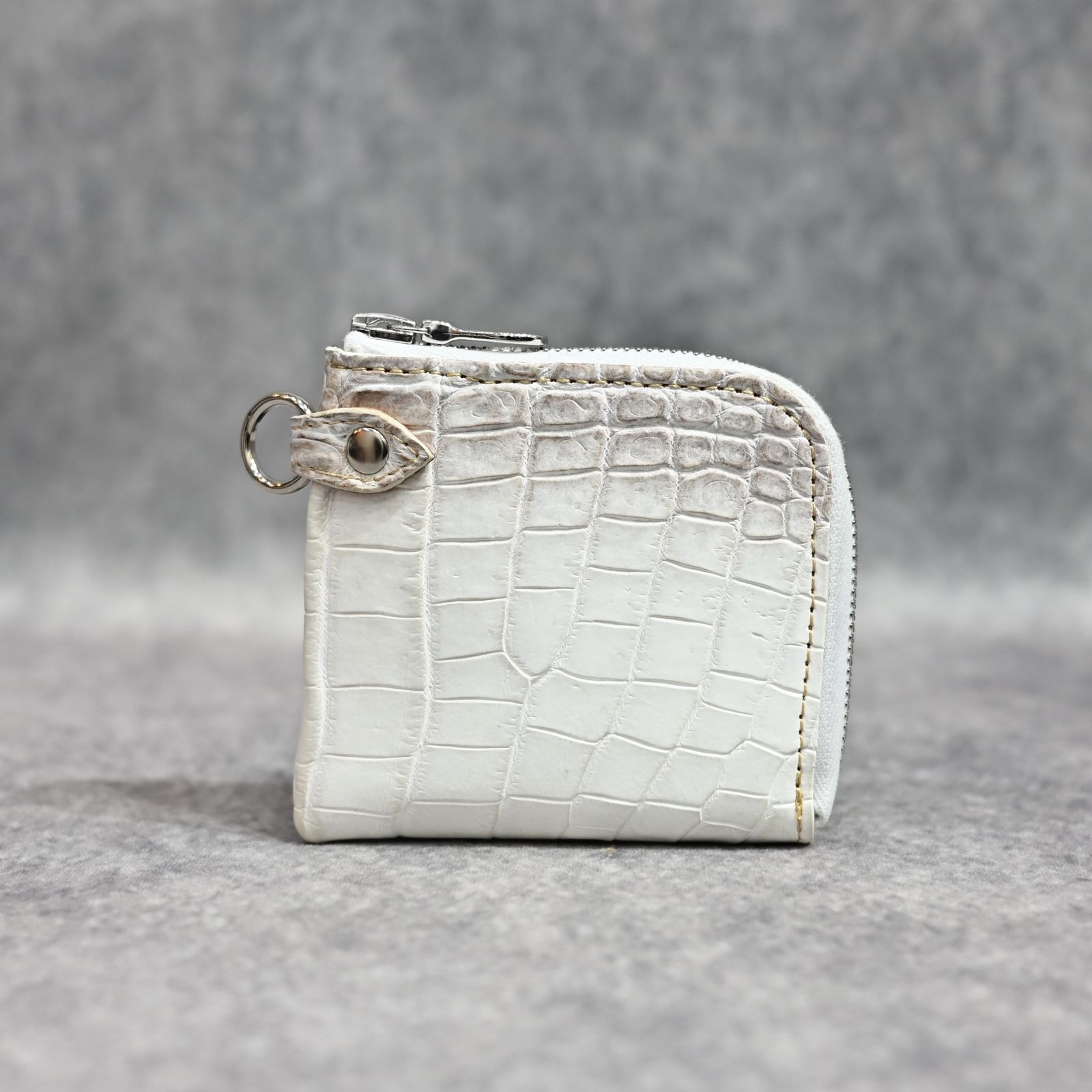 オイルクロコ 白鞣し コインケース （HIMALAYAS / ヒマラヤ） 383-04