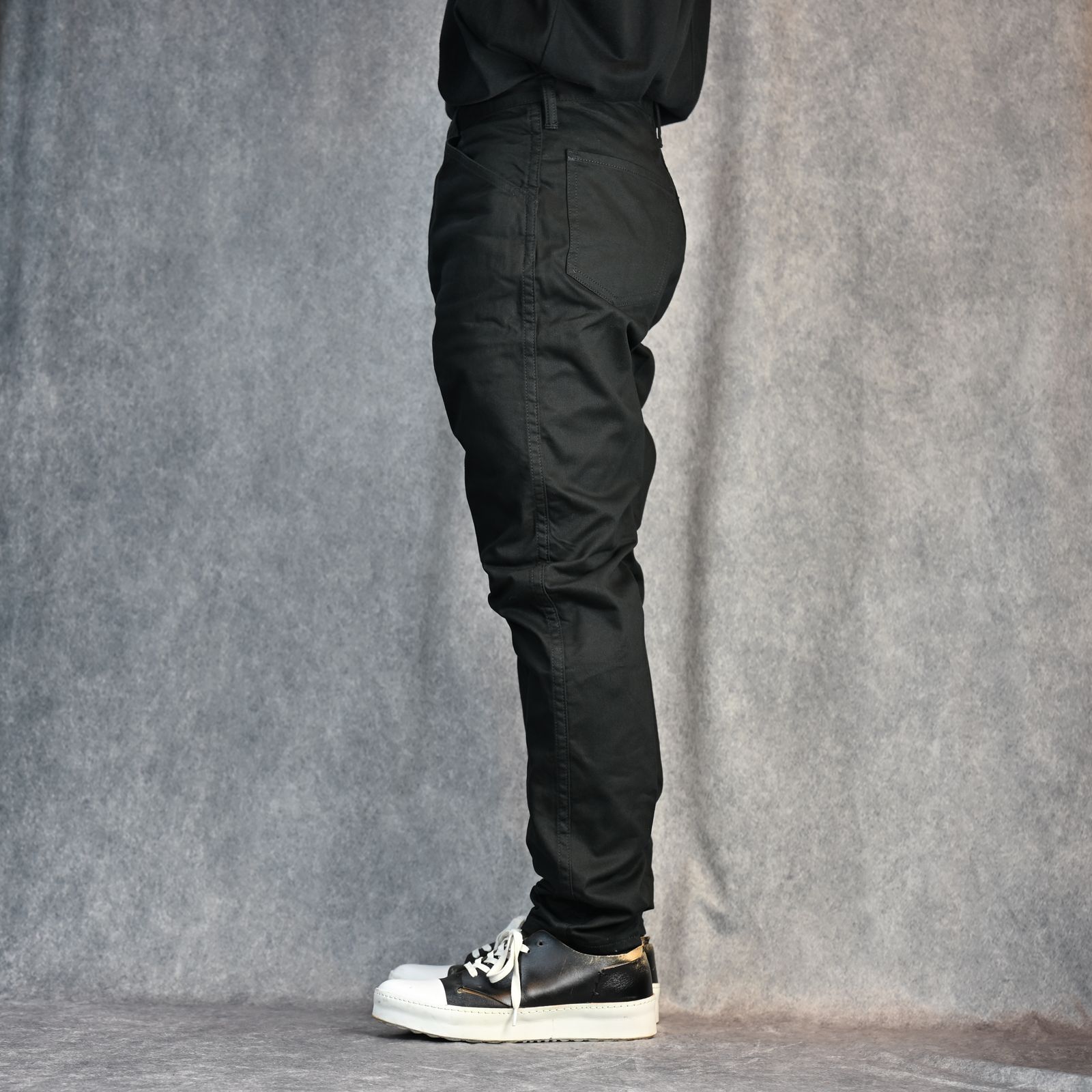 New Manual - #022 LV MCQUEEN PANTS ONE-WASHED （BLACK