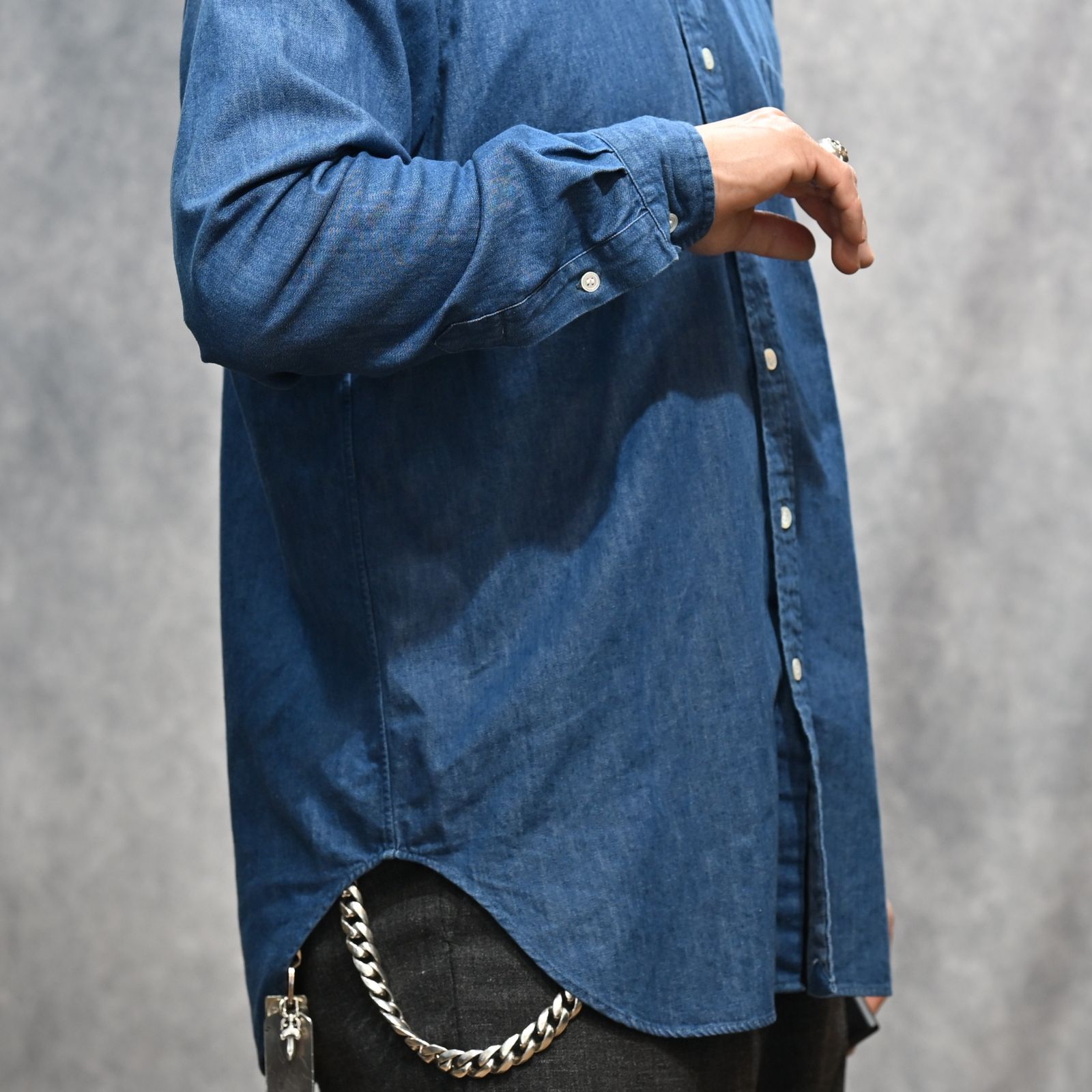L.Denim BD SH （LUD）｜デニム ボタンダウンシャツ｜2603-5003