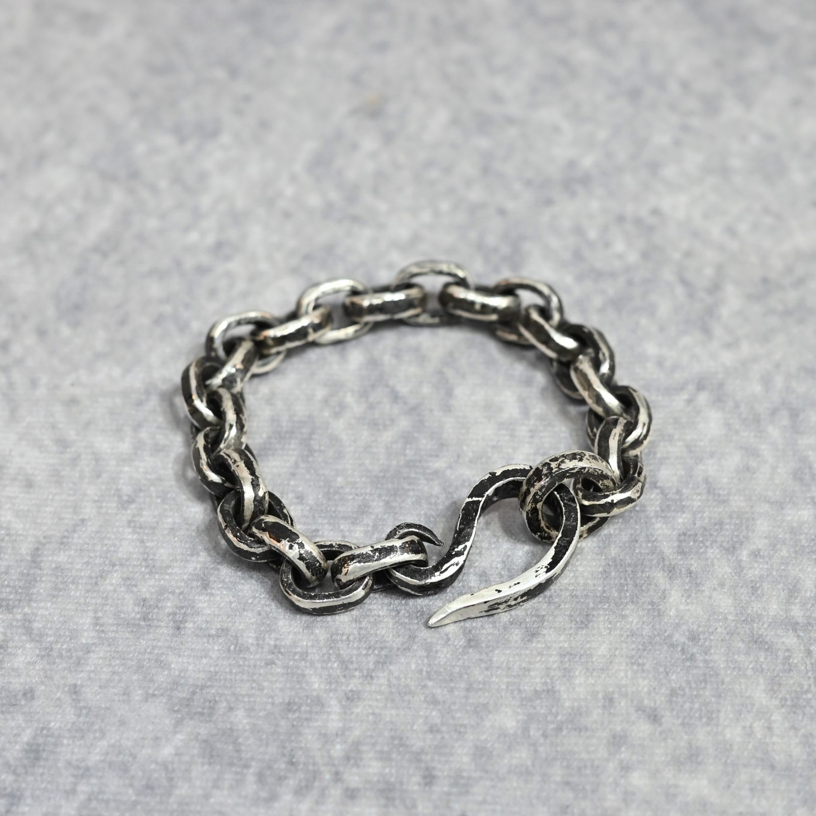 FORGED CHAIN BRACE｜ SILVERS 純銀