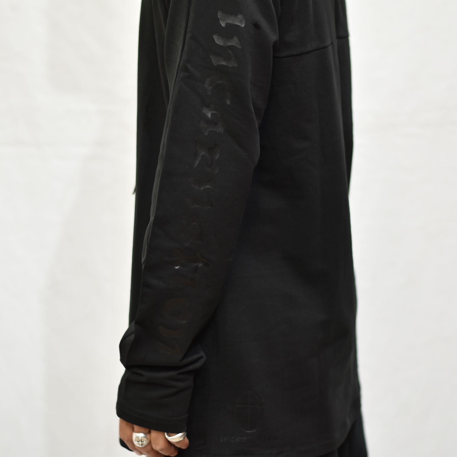 COTTON BLASTANE CUT&SAWN HO O DED RAGLAN LONG SLEEVE