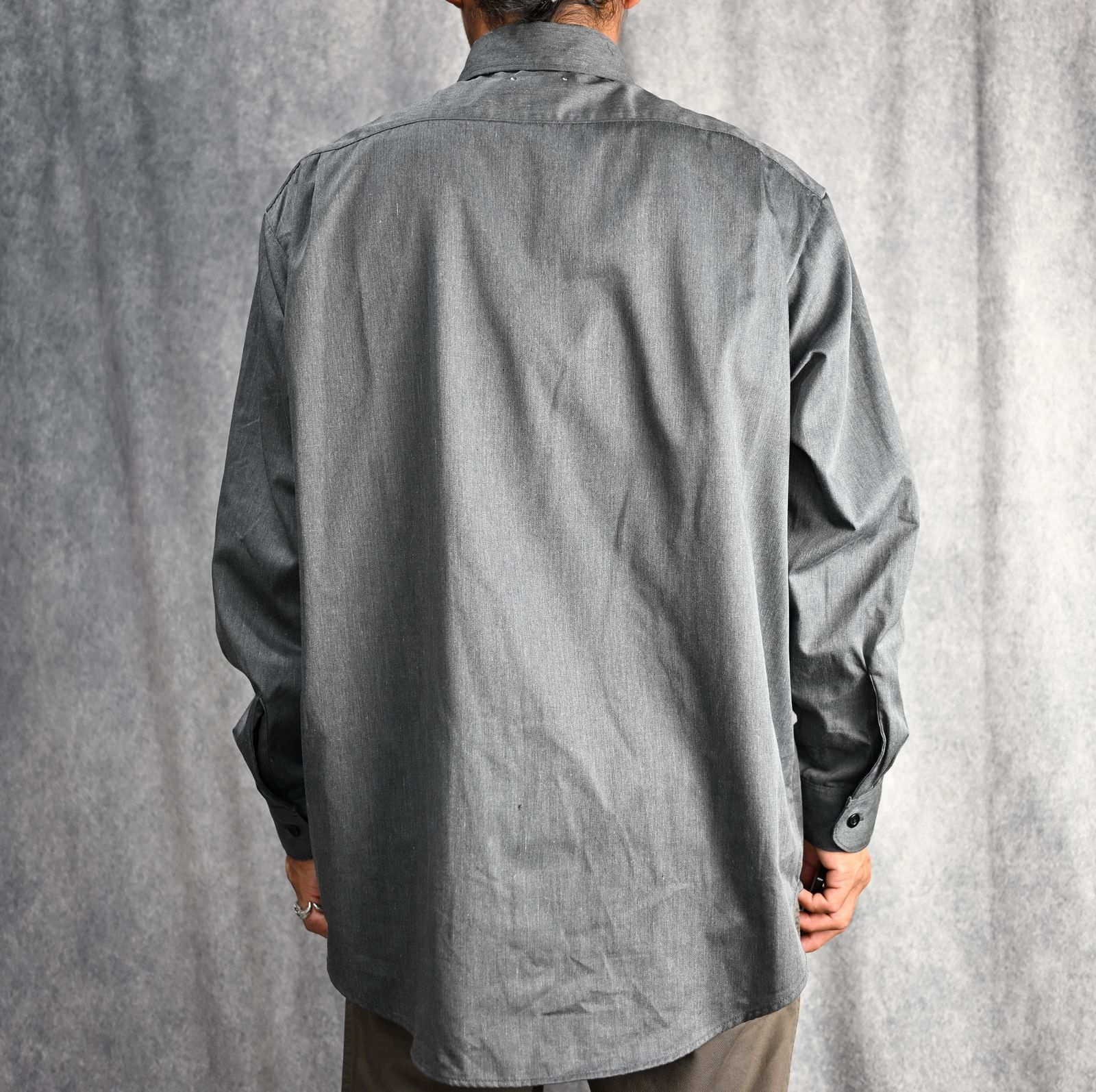 T/C Twill Work SH （GRY） / ポリエステル/コットン ツイル ワークシャツ