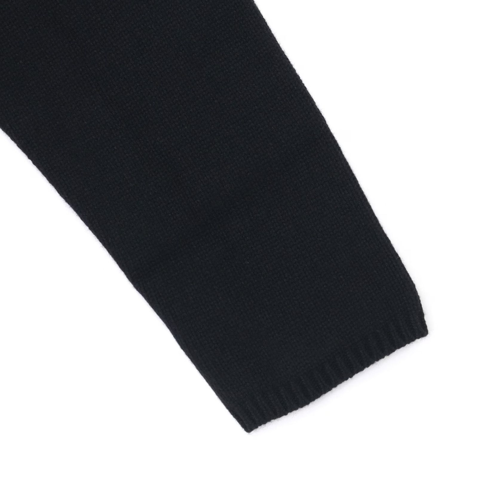 SIDE STRING DETAIL TURTLENECK （BLACK） タートルネック ニット