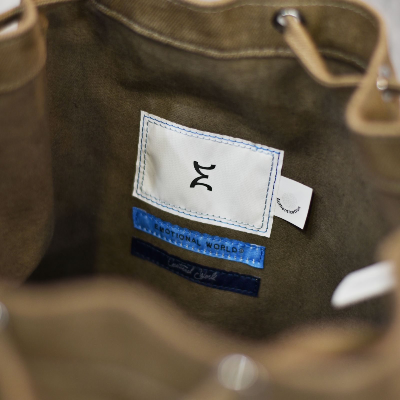 TOOL BAG  (DK BROWN) | バケットバッグ 巾着バッグ