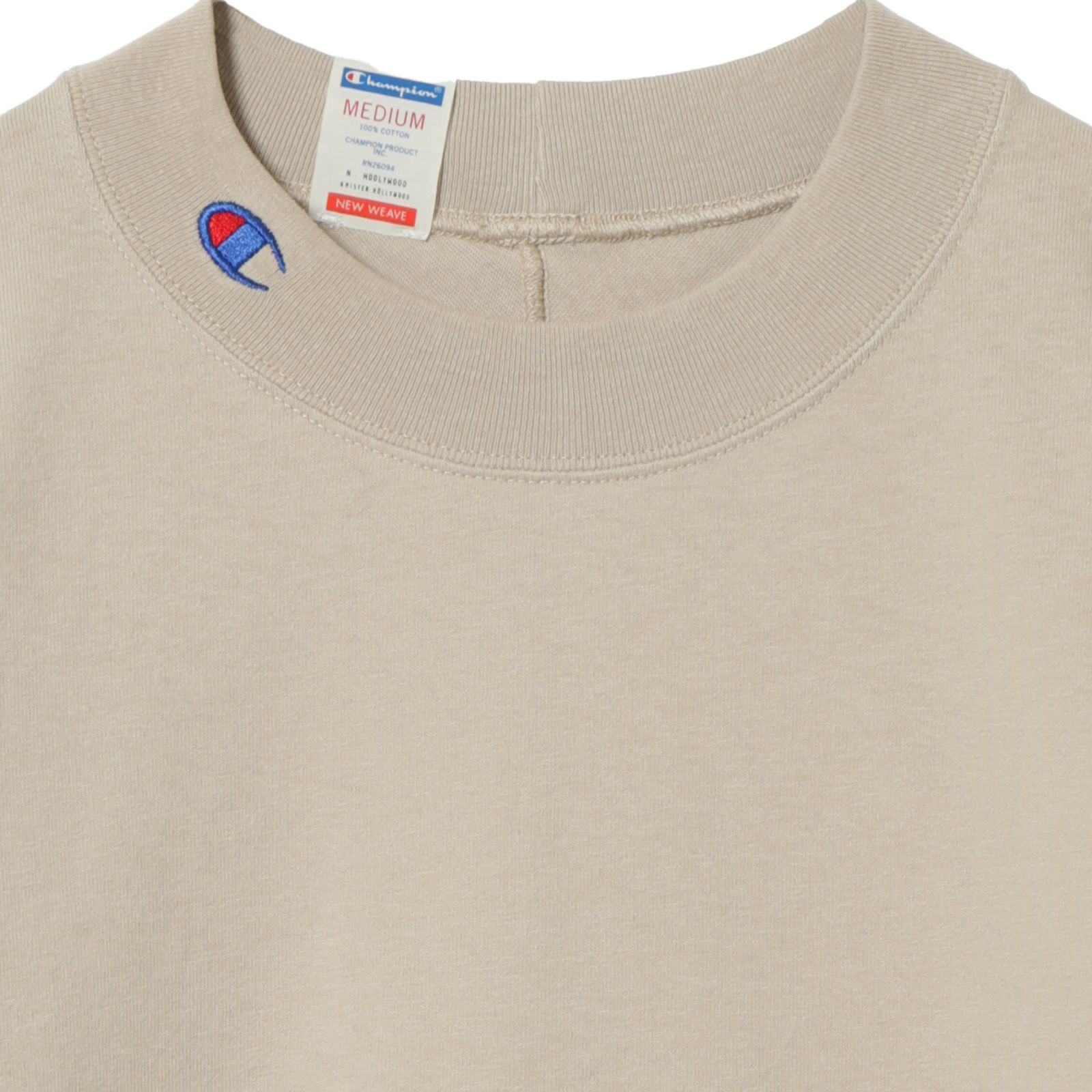 × champion football T-SH （BEIGE） /  フットボールTシャツ （ベージュ）