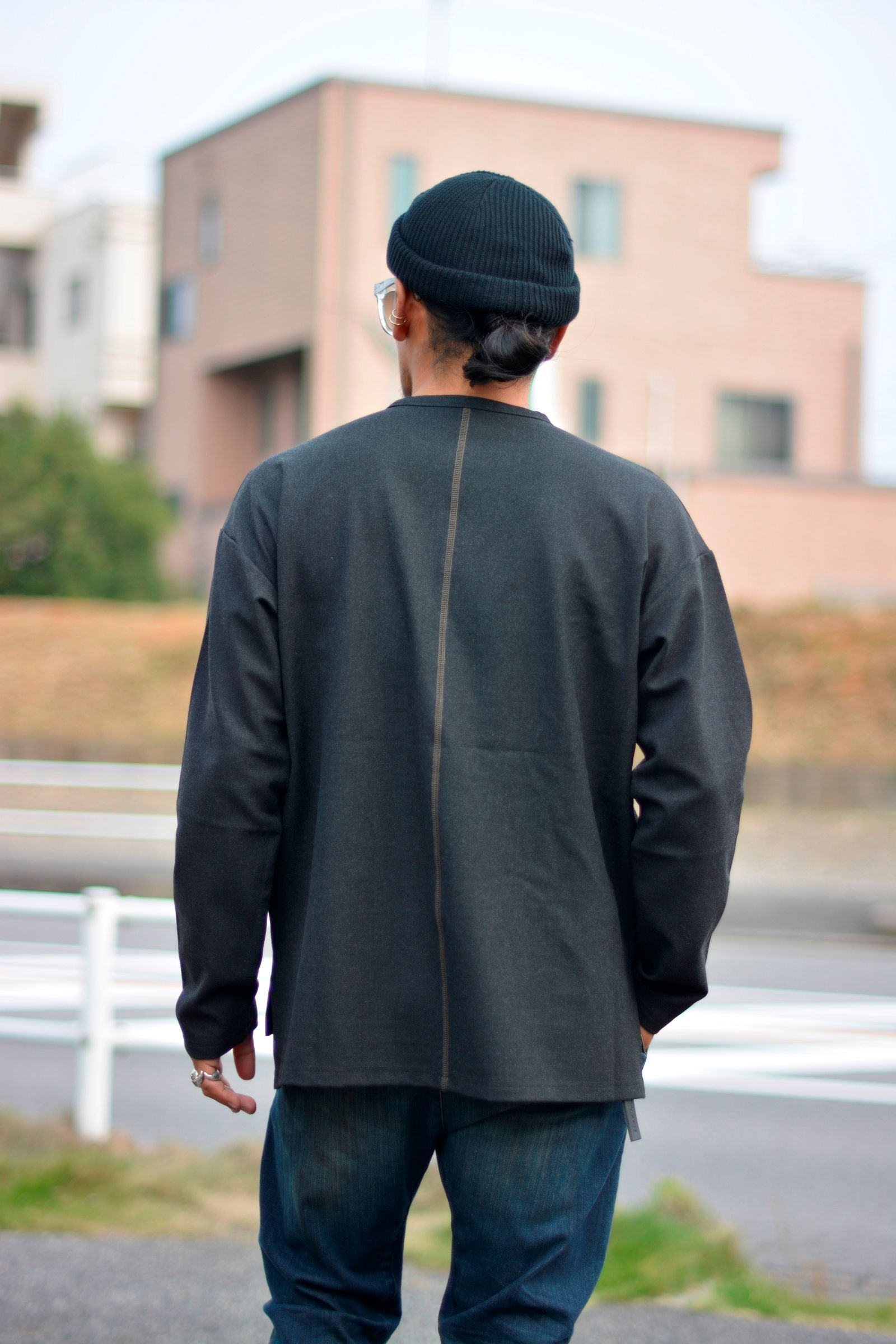 ポリエステル レーヨン ロングスリーブカットソー