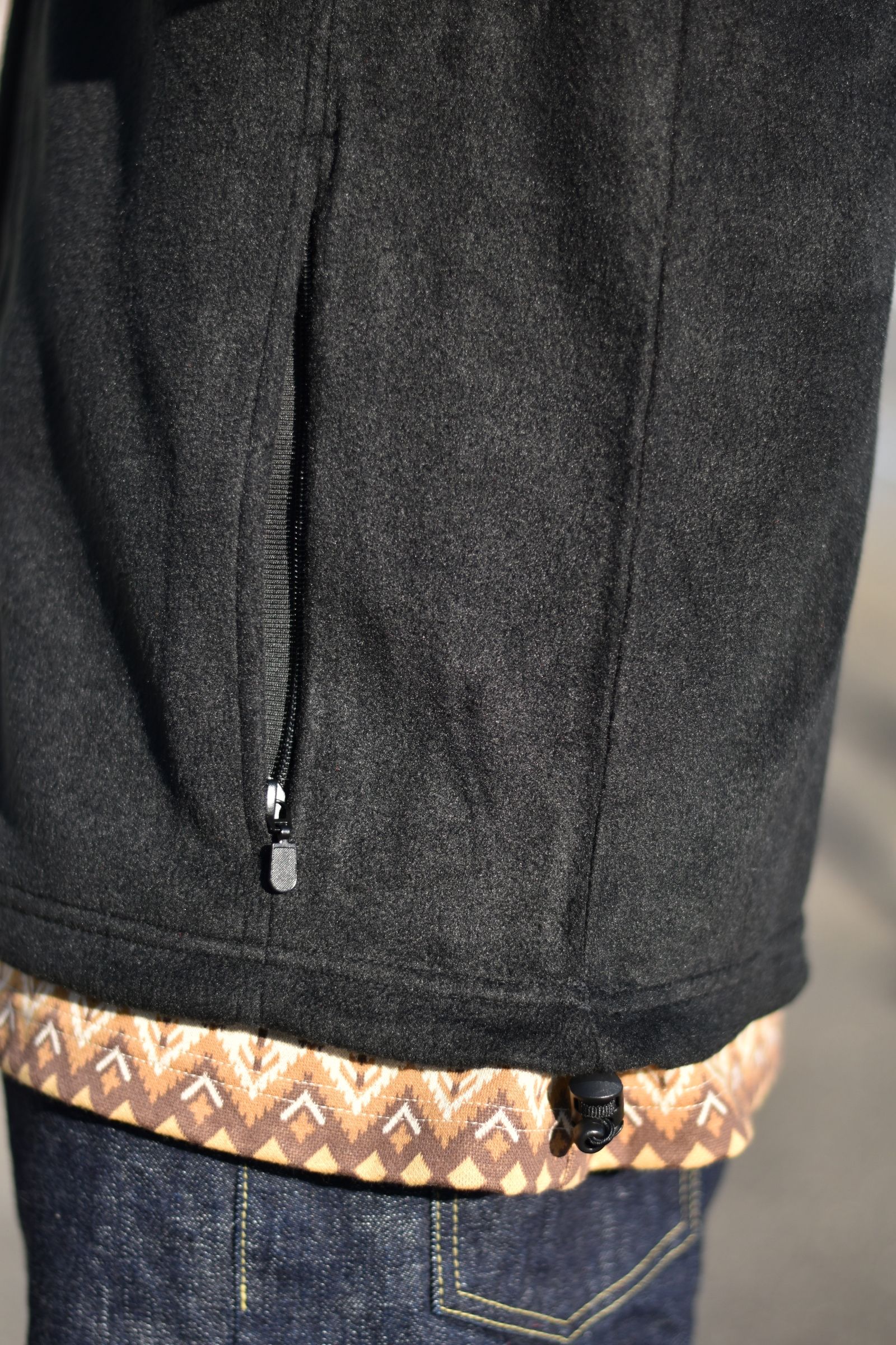 CUTRATE - CUTRATE LOGO FULL ZIP FLEECE (BLACK) | chord