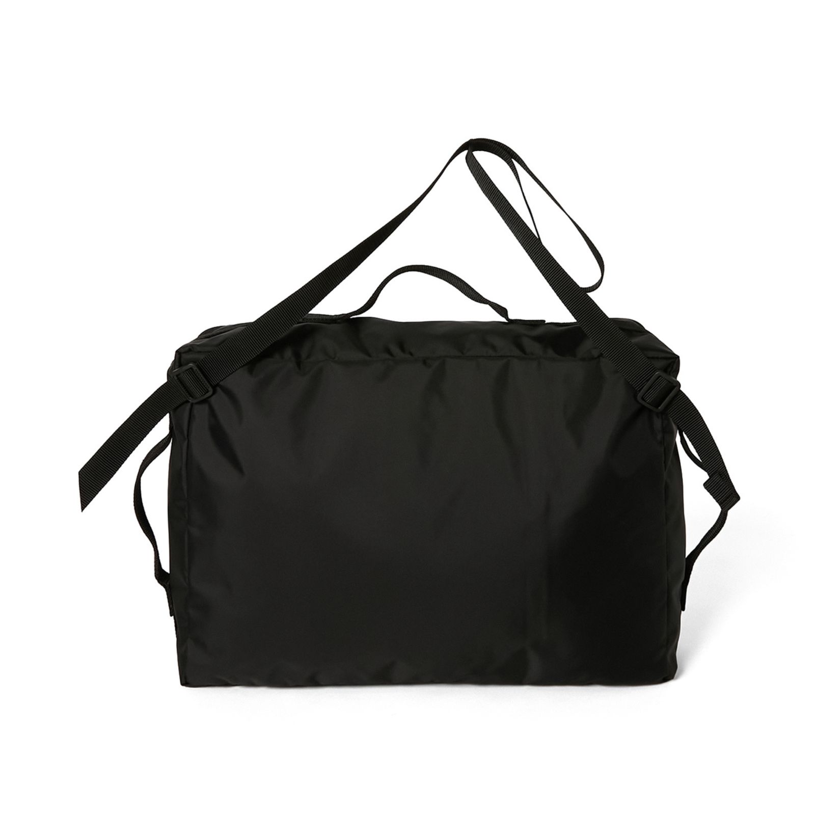 POUCH WITH STRAP （BLACK） / ファスナー ポーチ バッグ （ブラック） / 9251-AC02