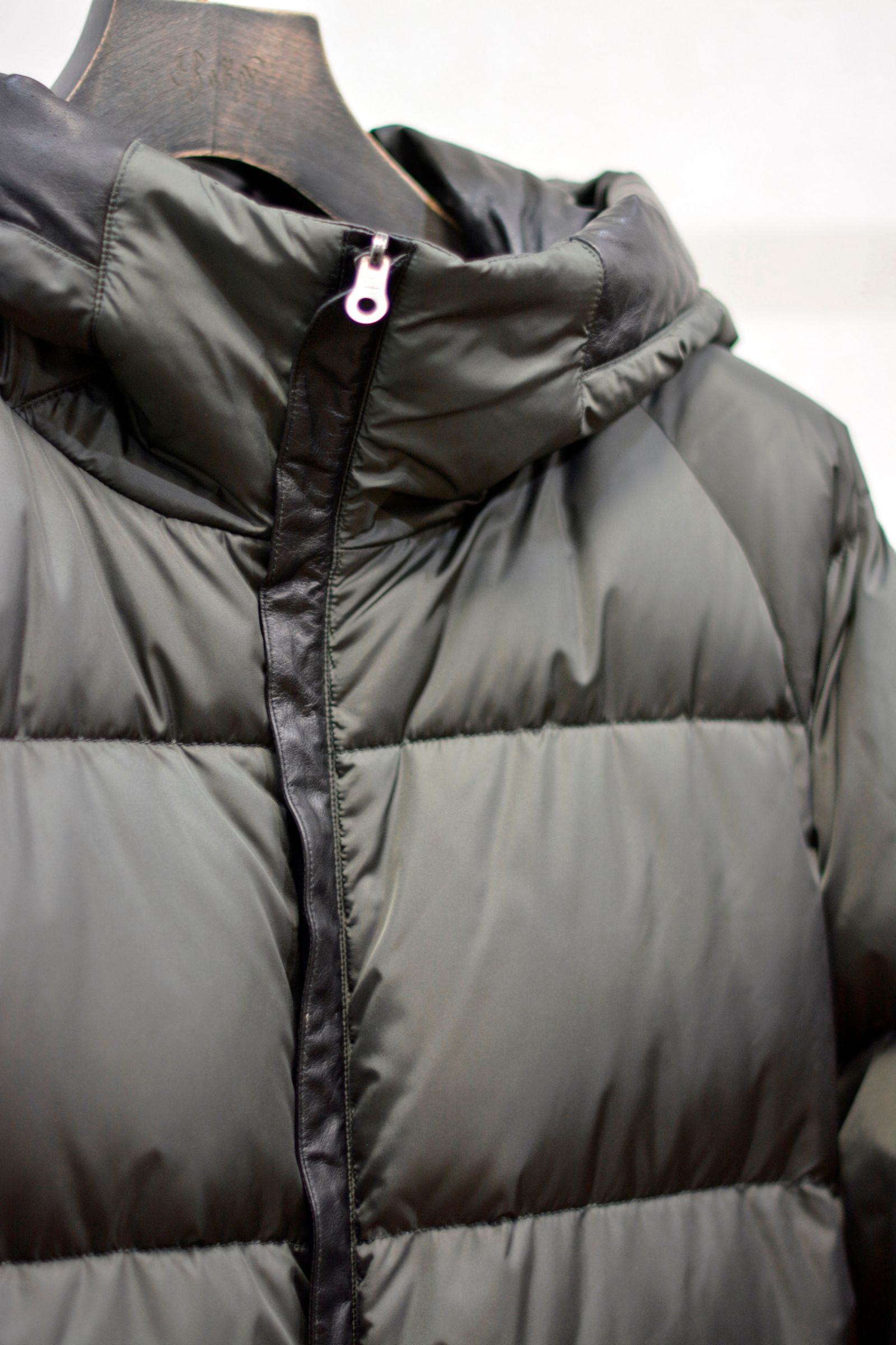 × NANGA カンガルーレザー + 40d taffeta NYLON