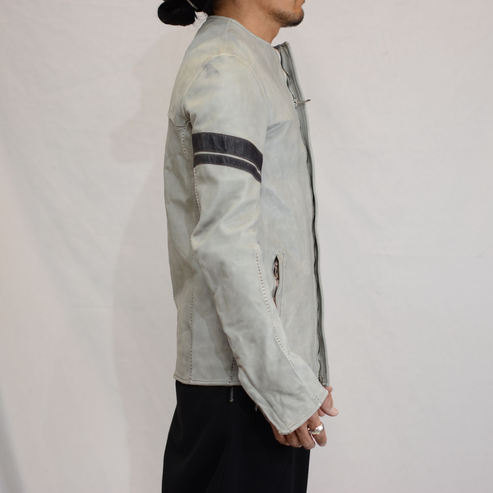 incarnation - HORSE LEATHER NO COLLAR MOTO LINED DRT-1/S
