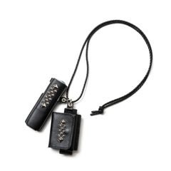 STUDS LEATHER HEAT STICK CASE SET (BLACK)｜スタッズ レザー ヒートスティック ケース セット｜CL-26AWLE001EX