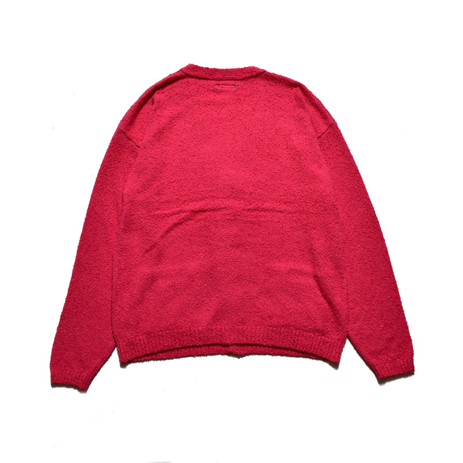 Grainy Cotton Knit Cardigan （PNK） / コットン カーディガン （ピンク）