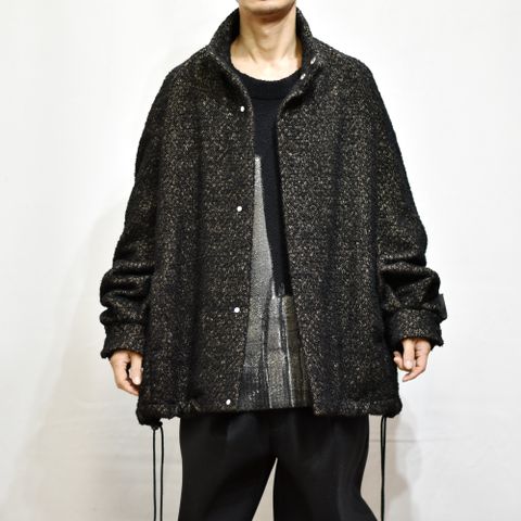 トラックジャケット⾵ライトブルゾン / LB22AW-TJ01-LYS (BLACK and TAN)