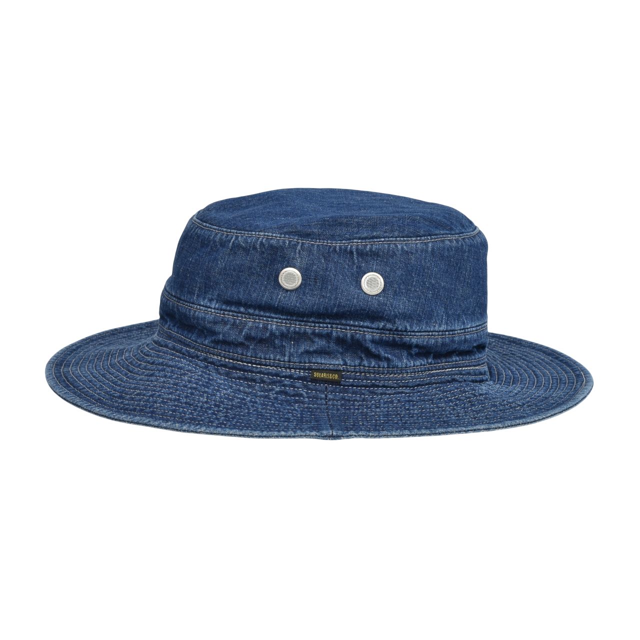 8oz Denim Jungle Hat "BARNES" (FADE WASH)｜ジャングルハット｜Y01007