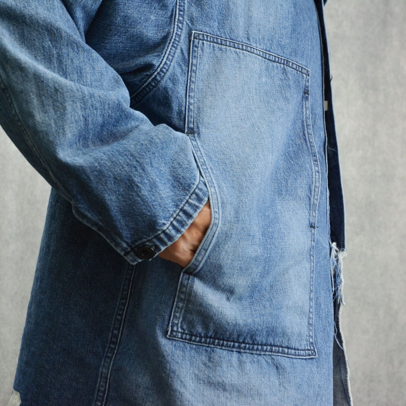SHIRT BLOUSON （BLUE） / シャツブルゾン （ブルー） / 9251-BL08-007