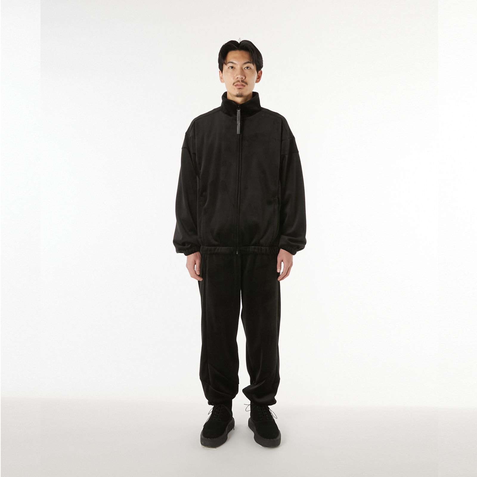 TRACK JACKET （BLACK）｜コーデュロイ トラックジャケット｜2252-BL08-008