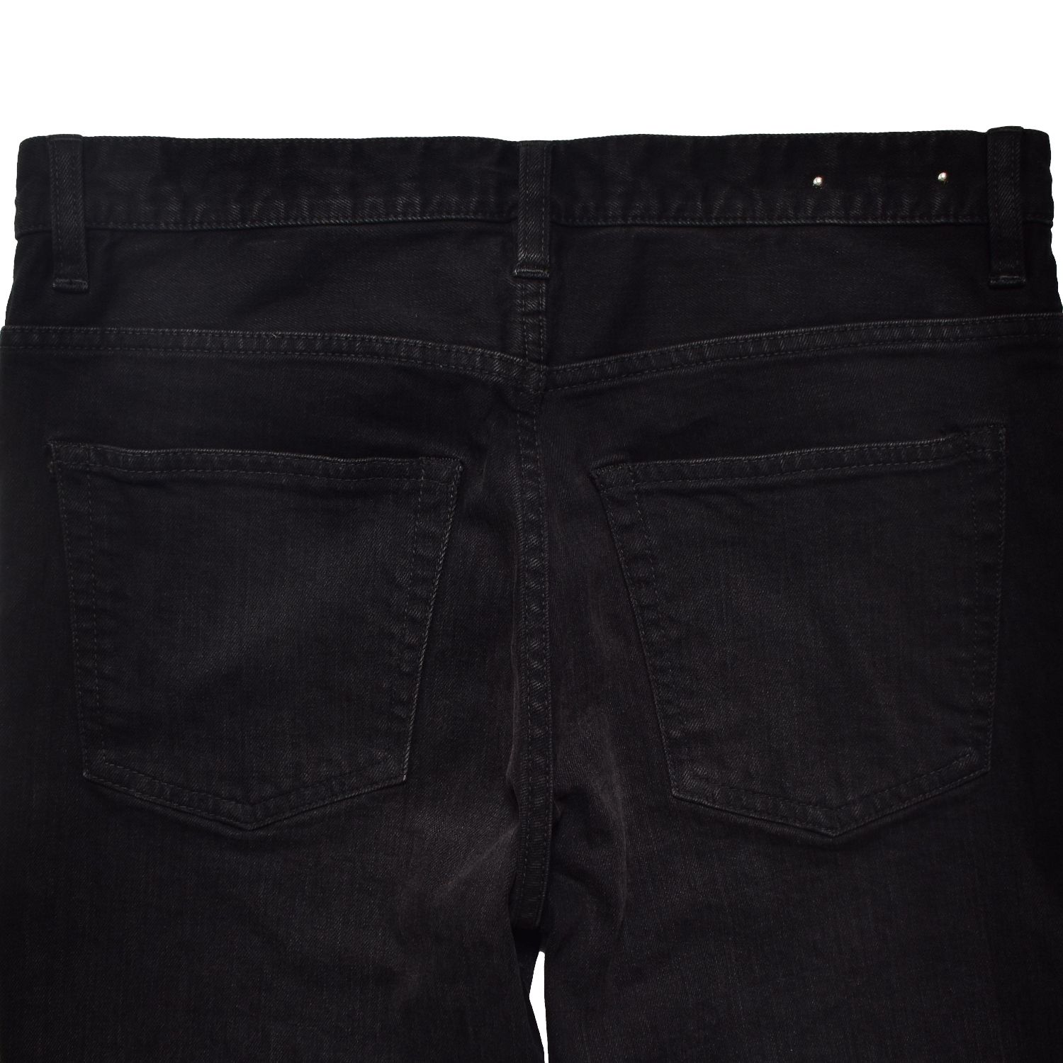 S.Slim STR 5pocket  （BKU） ｜スーパースリム デニムパンツ (ブラック)｜2604-1002