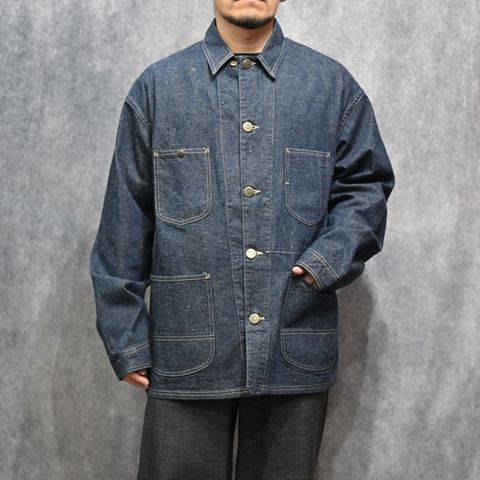 #024 LE CHORE JACKET ONE-WASHED （INDIGO） / カバーオール （インディゴ） 2026SSJK-YY-0012