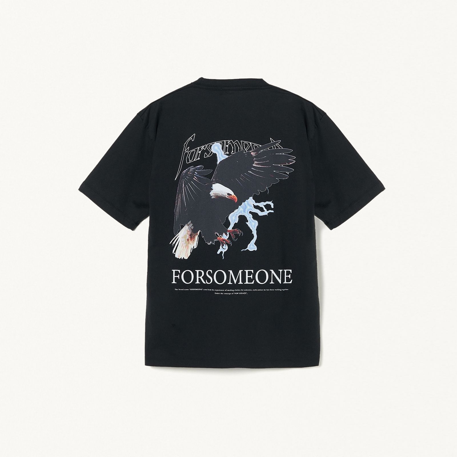 FORSOMEONE - TH EAGLE TEE (BLACK) / Tシャツ ブラック | chord online store