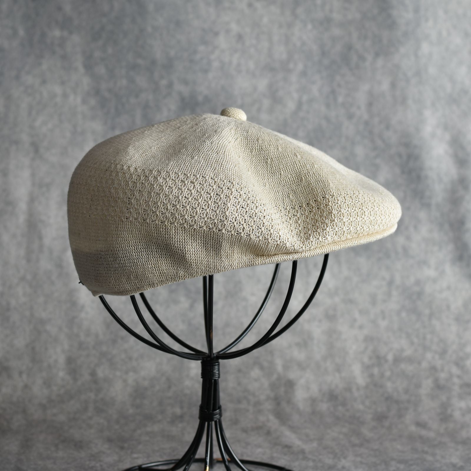 Linen Hunthing Cap "GENTLEMAN" (IVORY) / リネン ハンチング帽