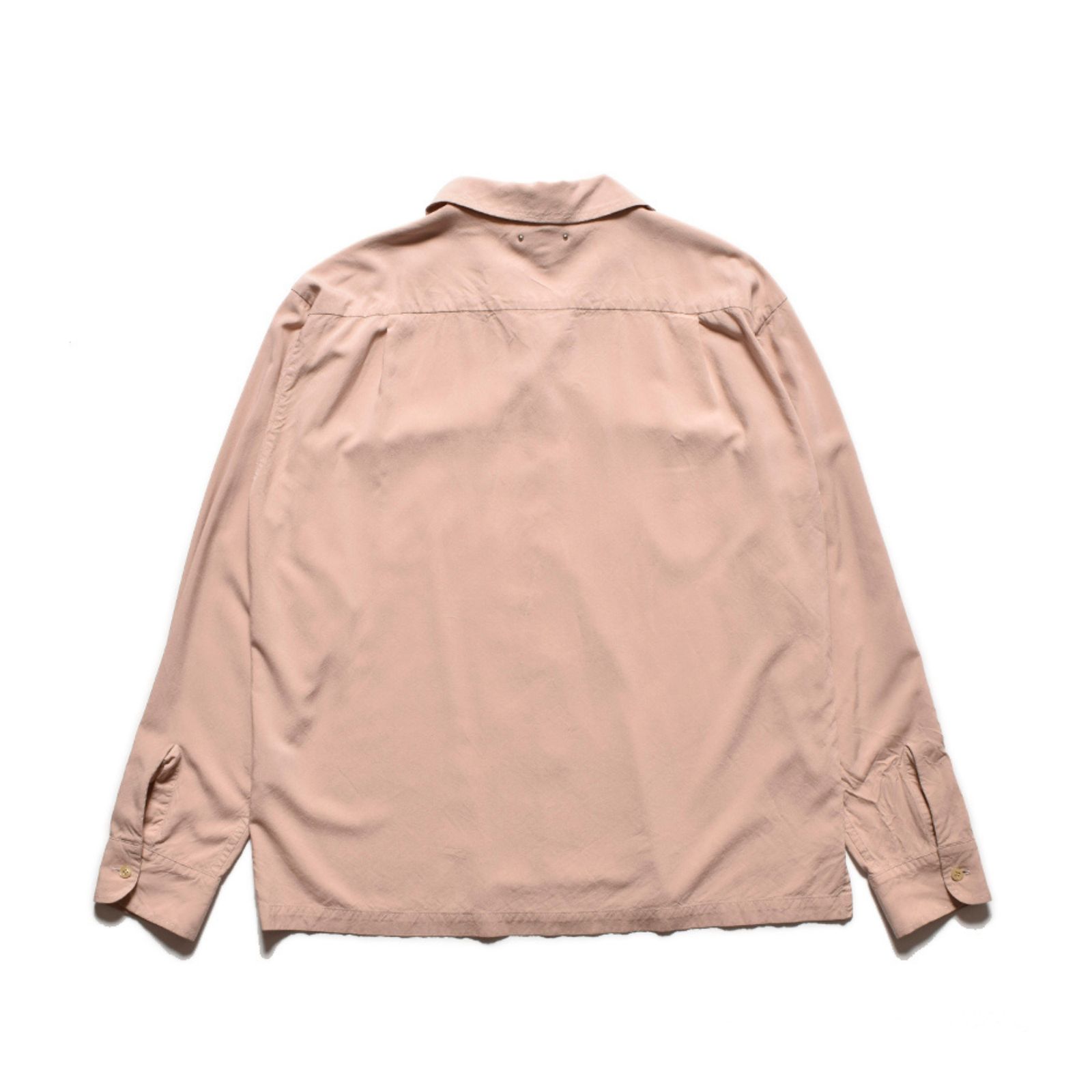 Rayon Open Collar SH （PNK） /  レーヨン オープンカラーシャツ （ピンク） 2502-5002