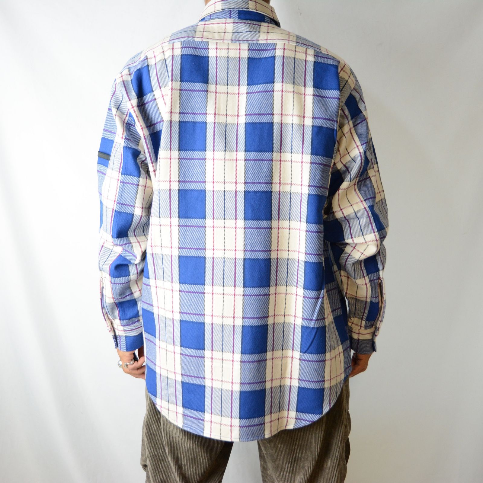 N.HOOLYWOOD - BIG MAC チェックシャツ （BLUE） / チェックシャツ