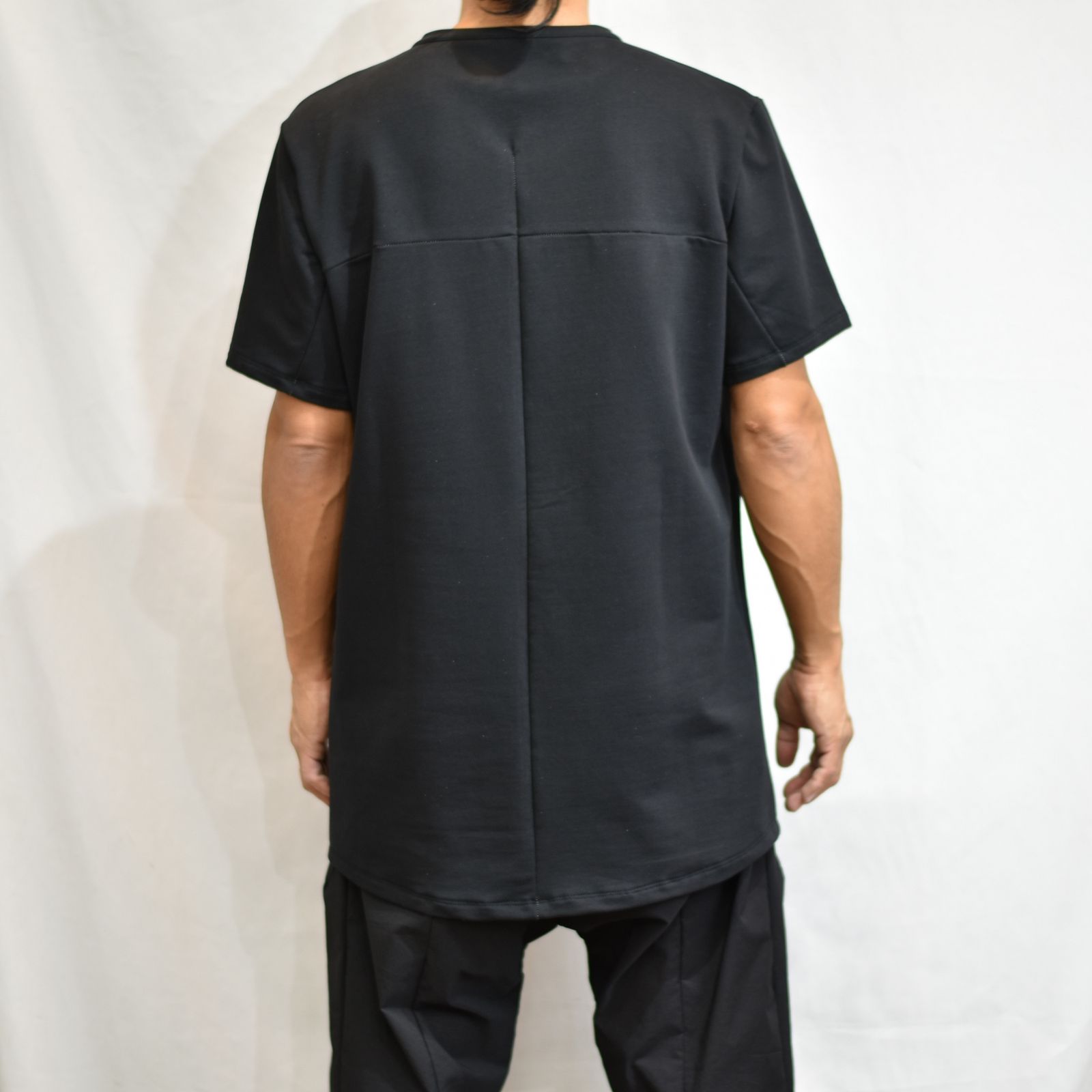 CUT＆SAWN HENLEY NECK （BLK）
