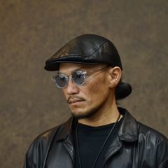 [ c h o r d 別注 ] ファニチャーレザー ハンチング (BLK)