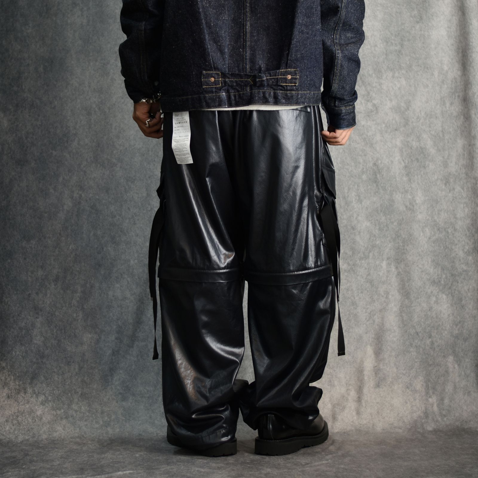 デタッチャブルワイドカーゴパンツ / LB25SS-PT05-FFL (BLACK)