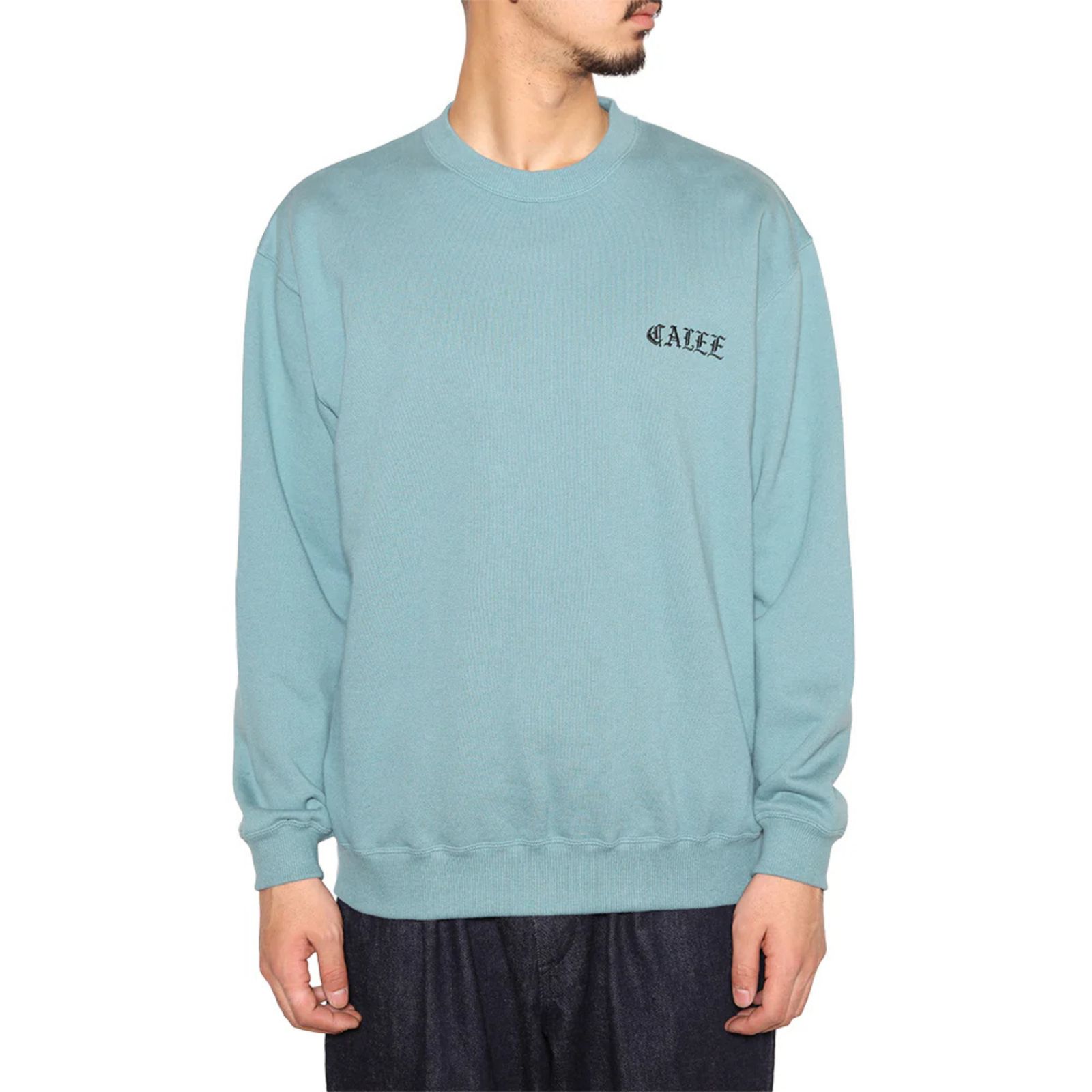 SYNDICATE RETRO WESTERN GIRL CREW NECK SW (TURQUOISE BLUE)｜クルーネック スウェット トレーナー｜CL-25AW029