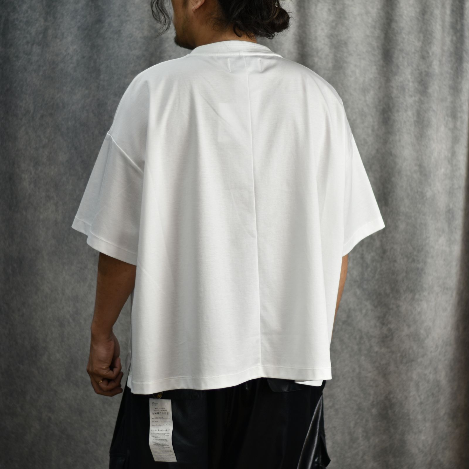 サイドベンツポケットTシャツ (WHITE) / LB25SS-TE09-PLN