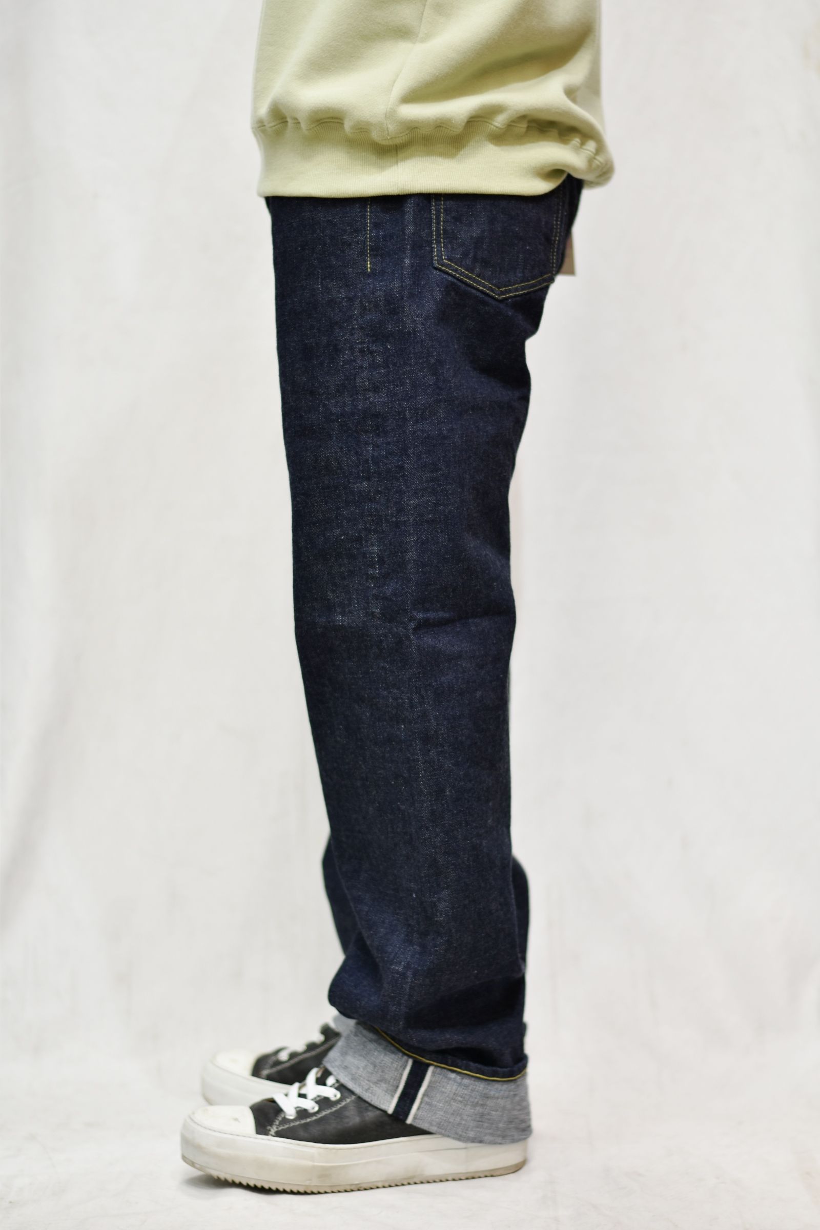 VINTAGE REPRODUCT STRAIGHT DENIM PANTS (OW INDIGO BLUE)