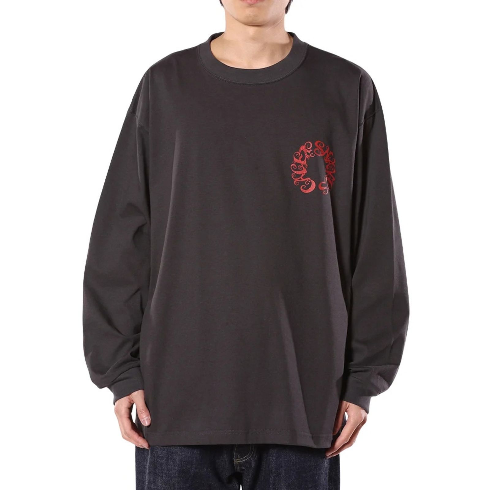 VINTAGE TYPE CALEE SNAKES L/ S TEE (INK BLACK)｜プリント 長袖 Tシャツ｜CL-26AWCS004
