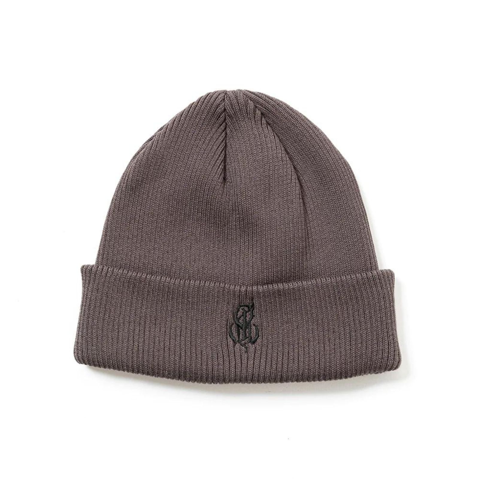 CAL NT LOGO KNIT CAP (CHARCOAL) / ロゴ ニットキャップ