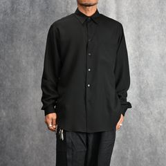 SUIT CELLULOSE POPLIN CDH BASIC SHIRT （BLACK） / ベーシック シャツ （ブラック） HP-B83-250-2-03