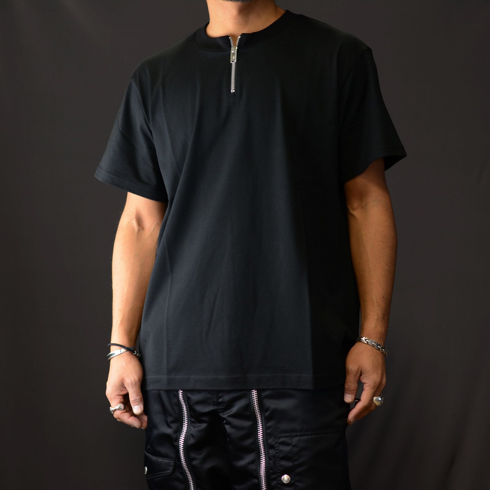 JOHNLAWRENCESULLIVAN - Zip t-shirt (BLK) | chord online store