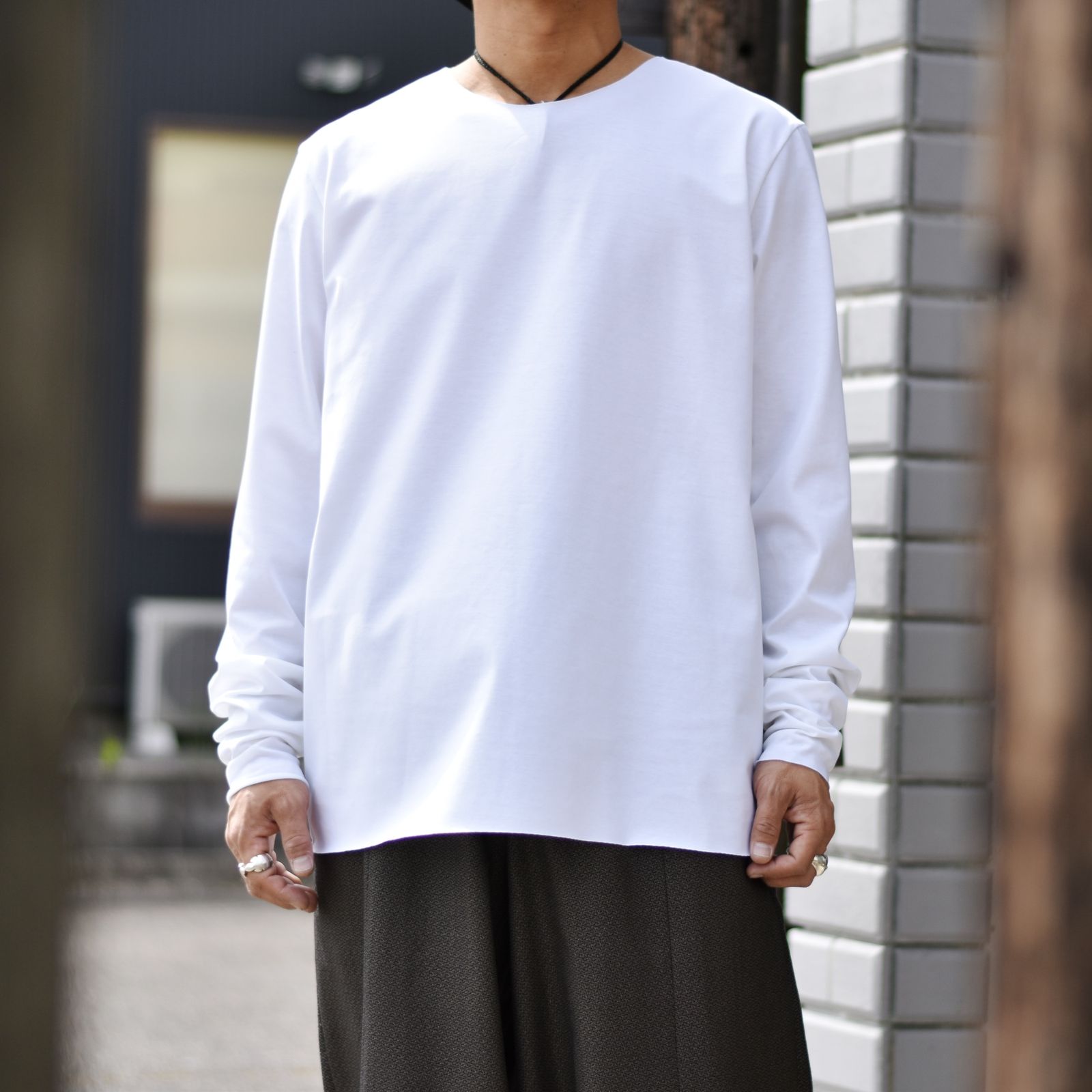 sumire pullover ver. long sleeve (white)