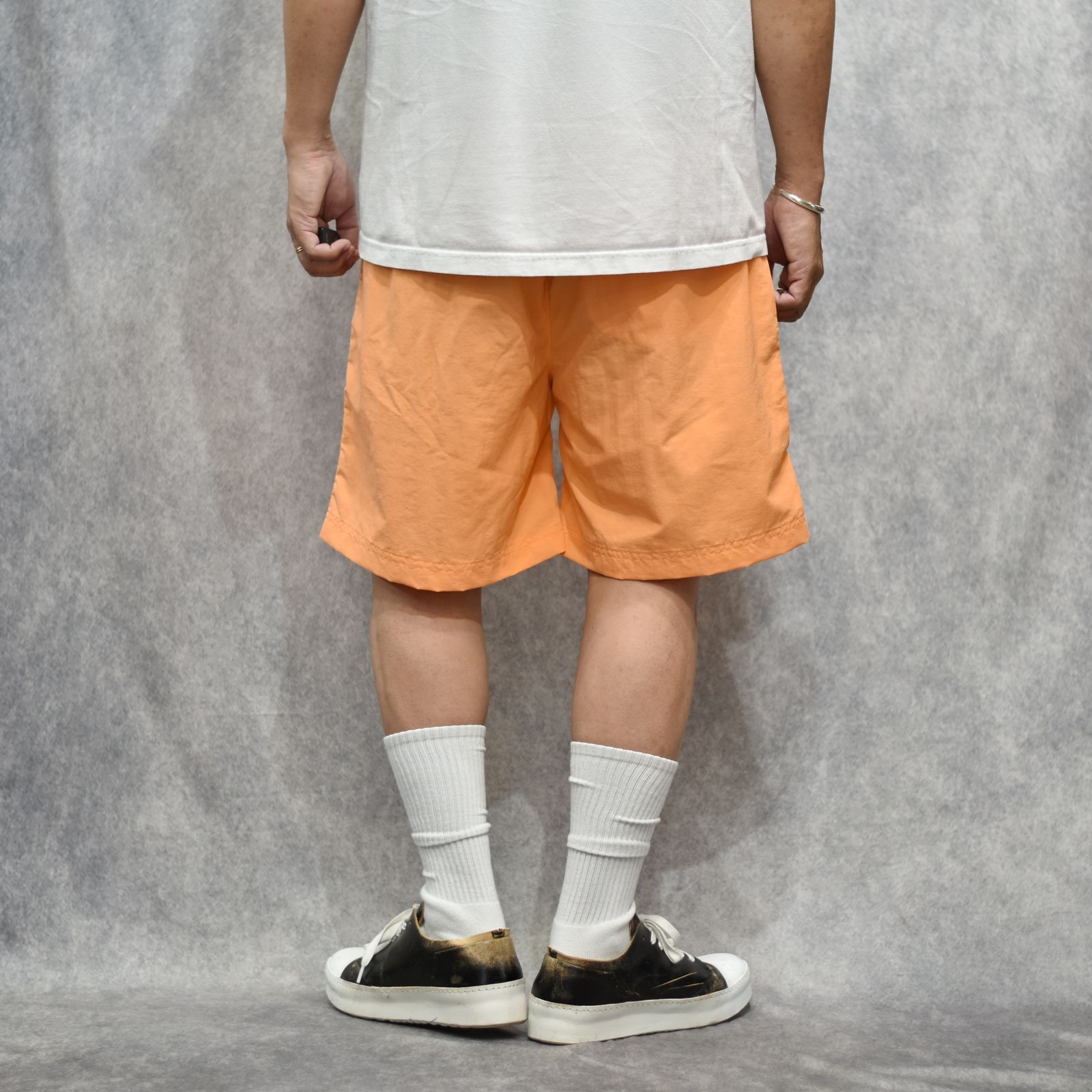CR LOGO NYLON SHORTS (ORANGE)｜ナイロン ショートパンツ・ショーツ｜CR-26SS015