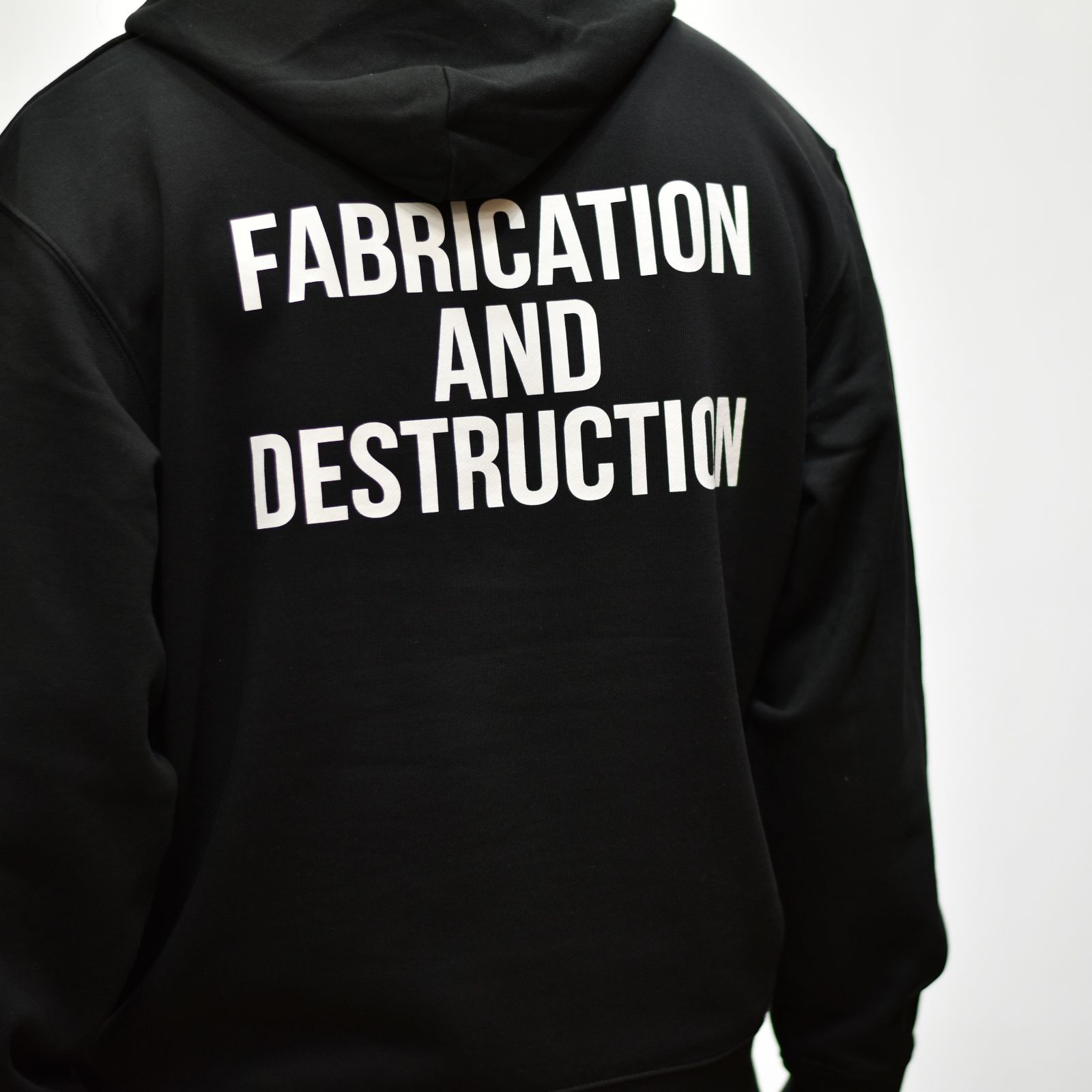 CUTRATE LOGO L/S PULLOVER PARKA  (BLACK)
