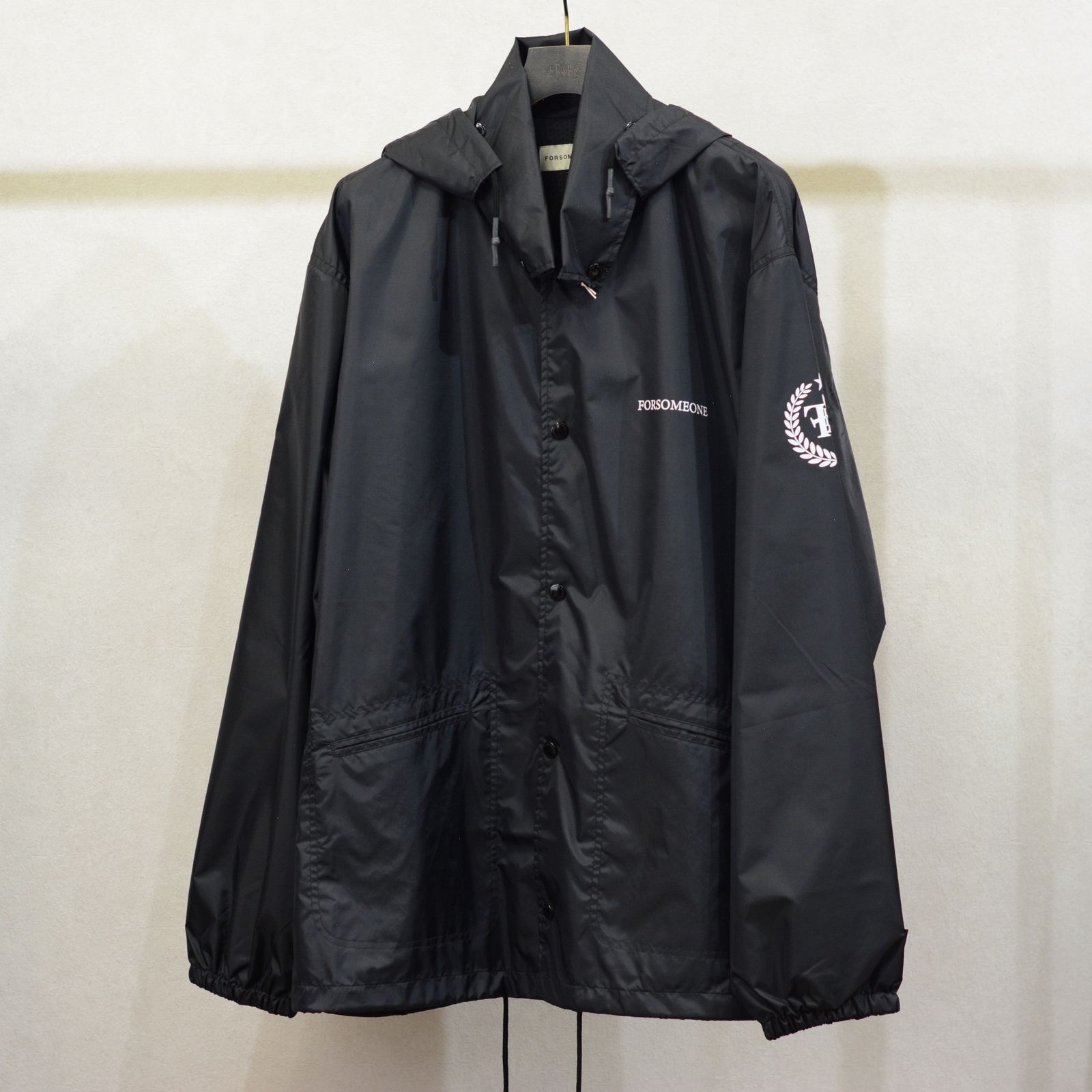 FORSOMEONE - EAGLE WINDBREAKER (BLACK) ウインドブレーカー イーグルプリント | chord online  store